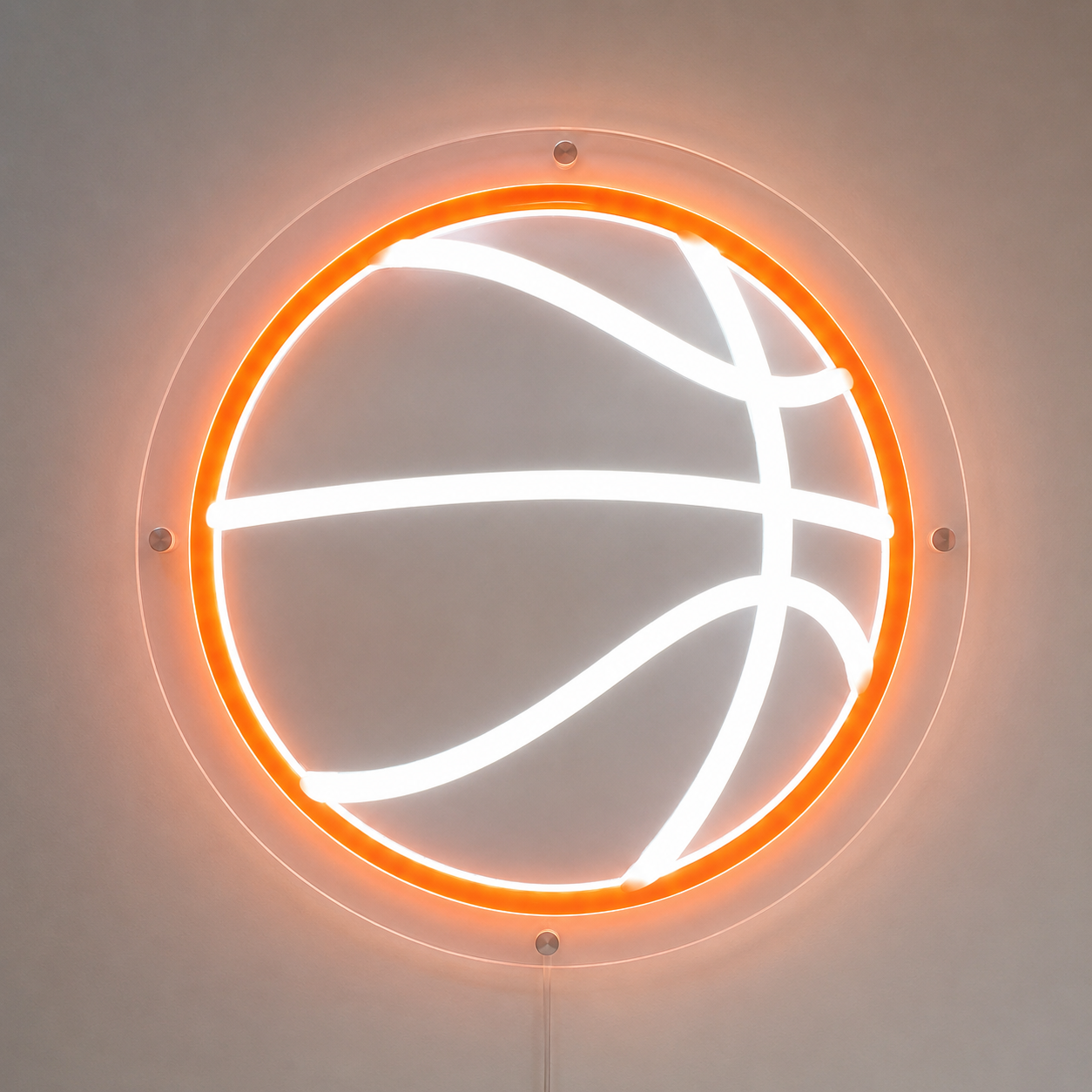 Basketball Fan Sports Wall Art LED Neon Sign main product image