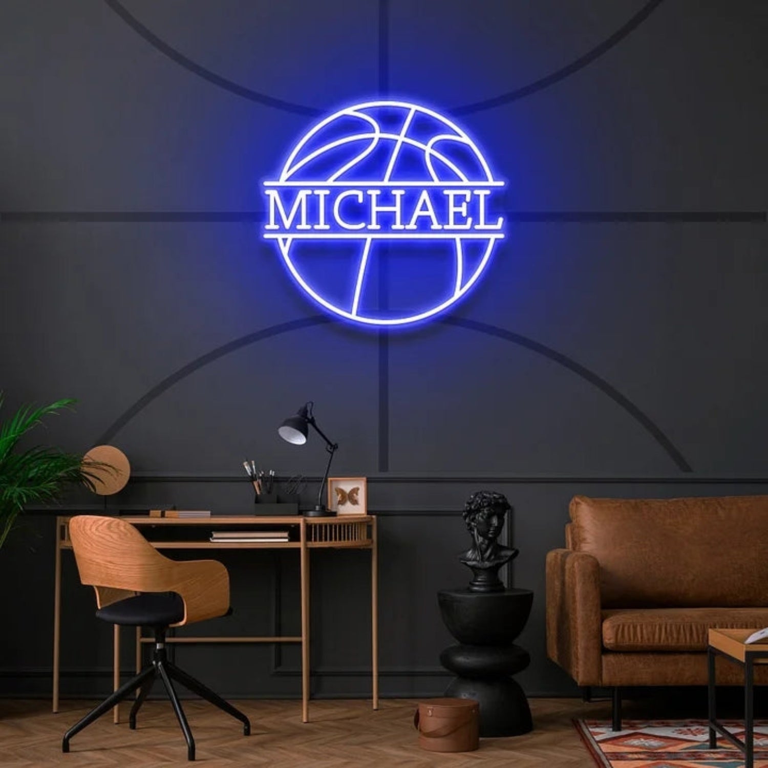 Basketball Led Neon Sign With Your Adorable Kids Name | Shineneon