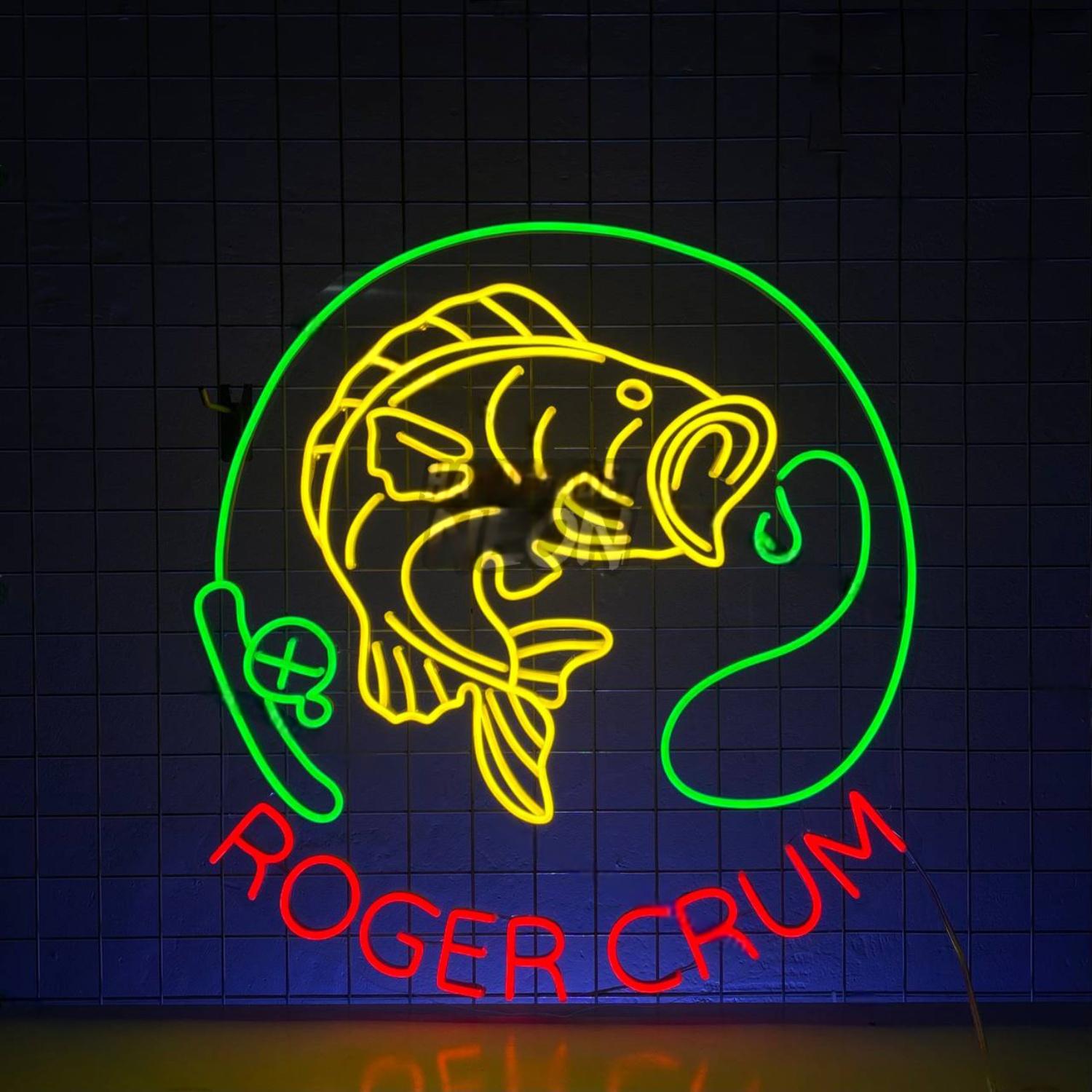 Bass Fishing Neon Wall Art With Led Light | Shineneon