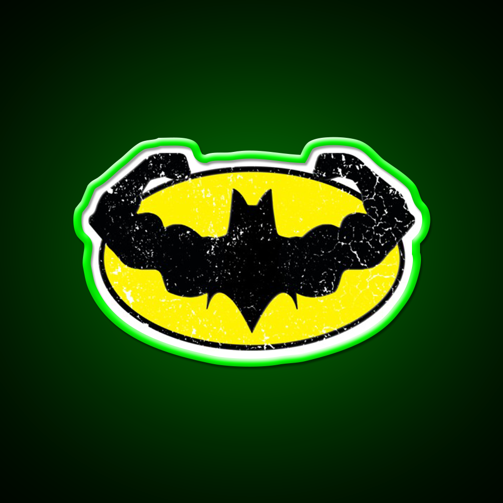 Bat Gains Gym Fitness Led Neon Sign Rgb Color - LED neon sign view 8