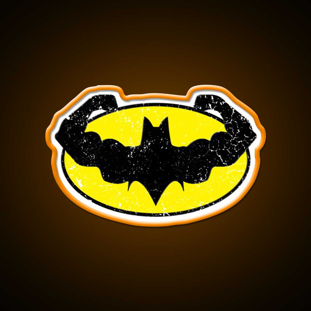 Bat Gains Gym Fitness Led Neon Sign Rgb Color - LED neon sign view 6