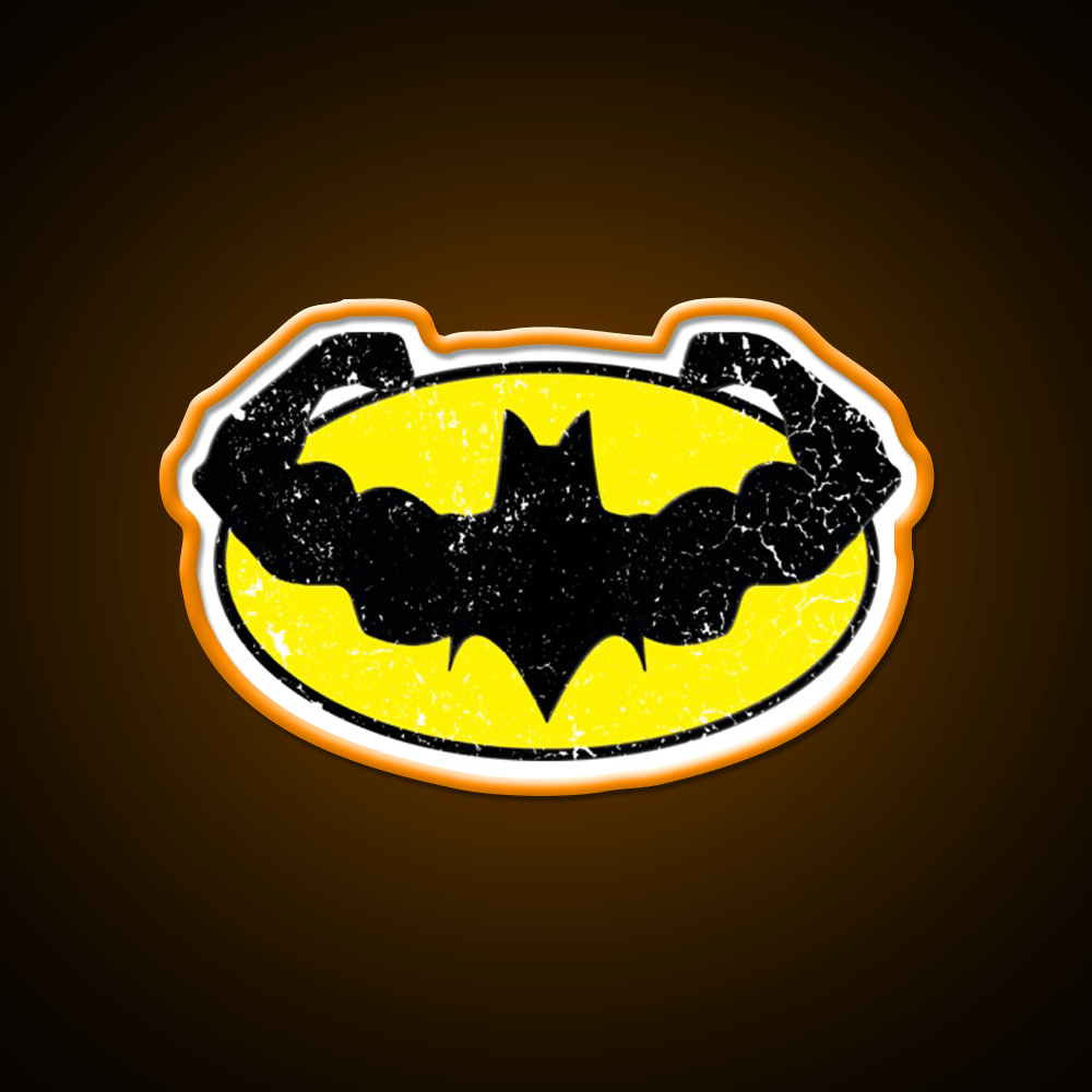 Bat Gains Gym Fitness Led Neon Sign Rgb Color - Shineneon