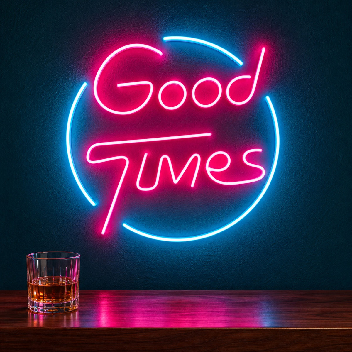 Good Times LED Neon Sign - advertising view
