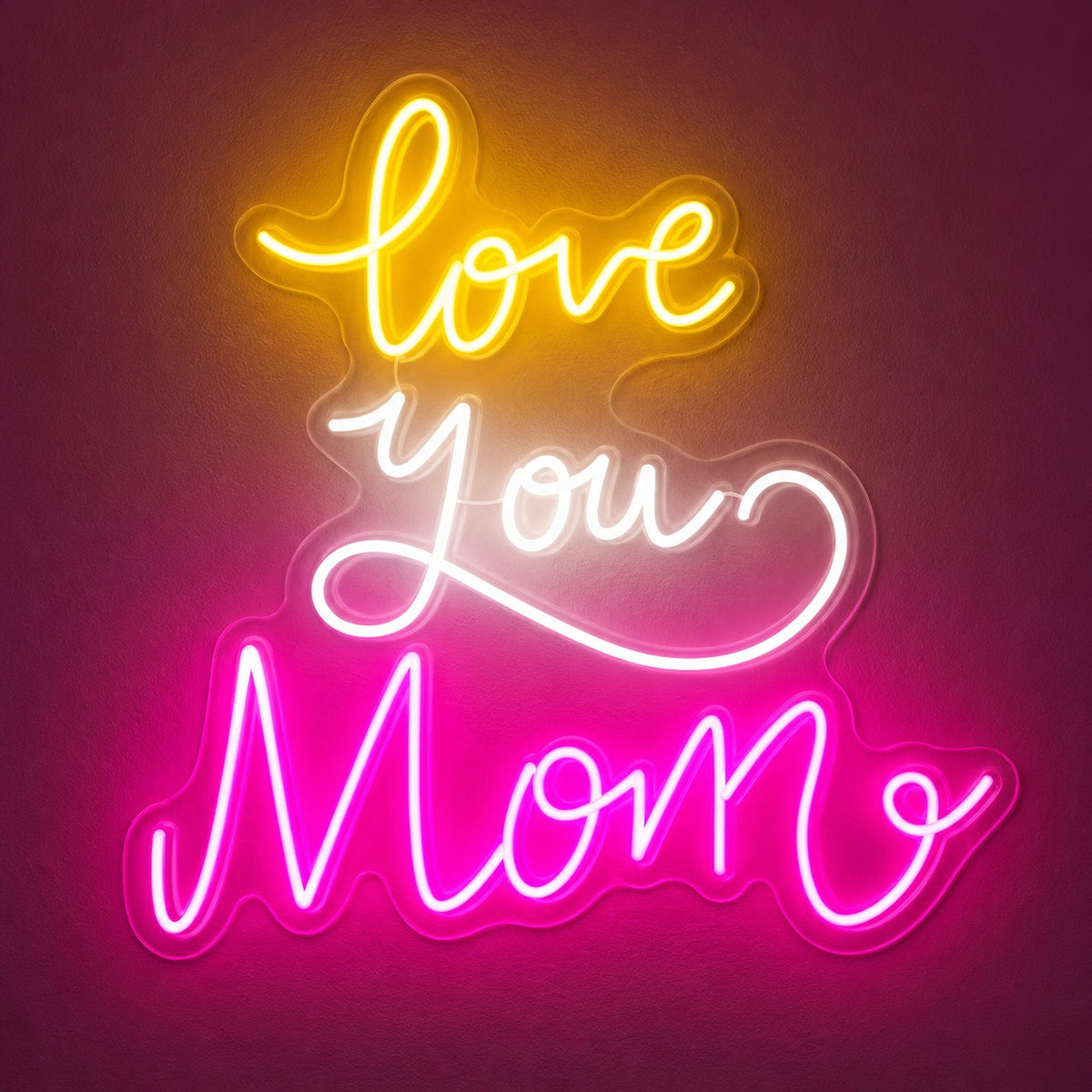 Love You Mom LED Neon Sign - product hero