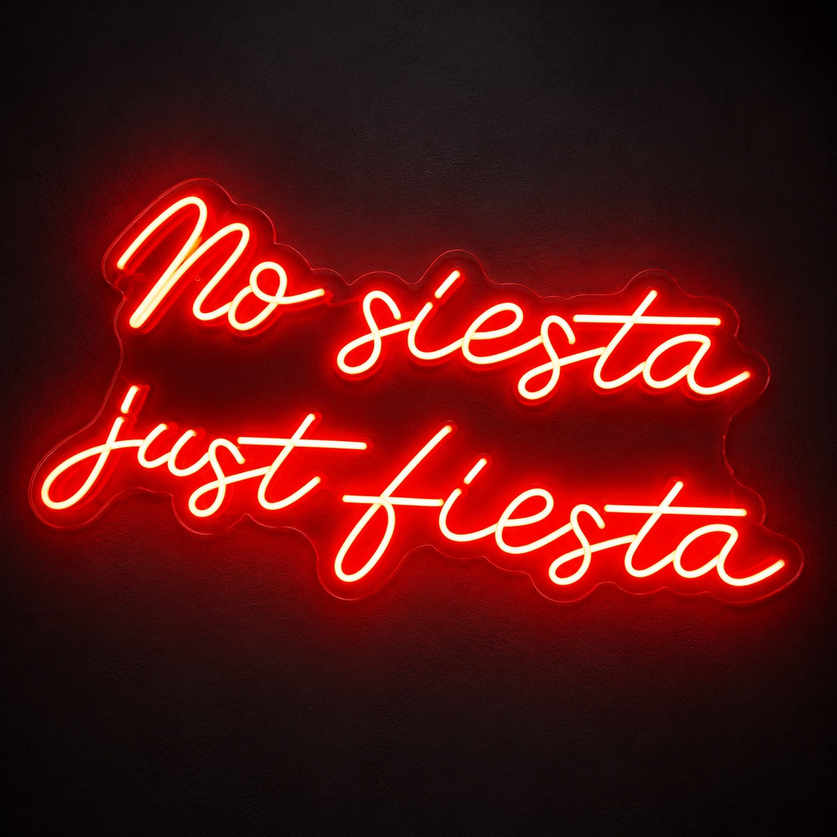 No Siesta Just Fiesta LED Neon Sign - product hero