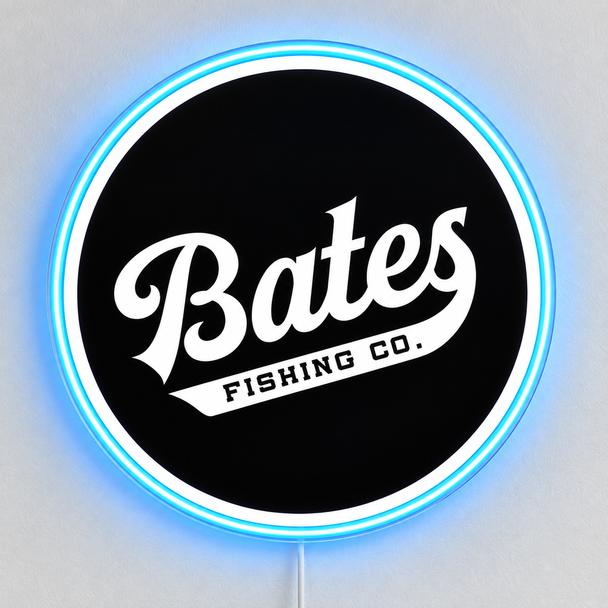 Lizzi's Custom LED Neon Sign - Bates Fishing Co 12inch