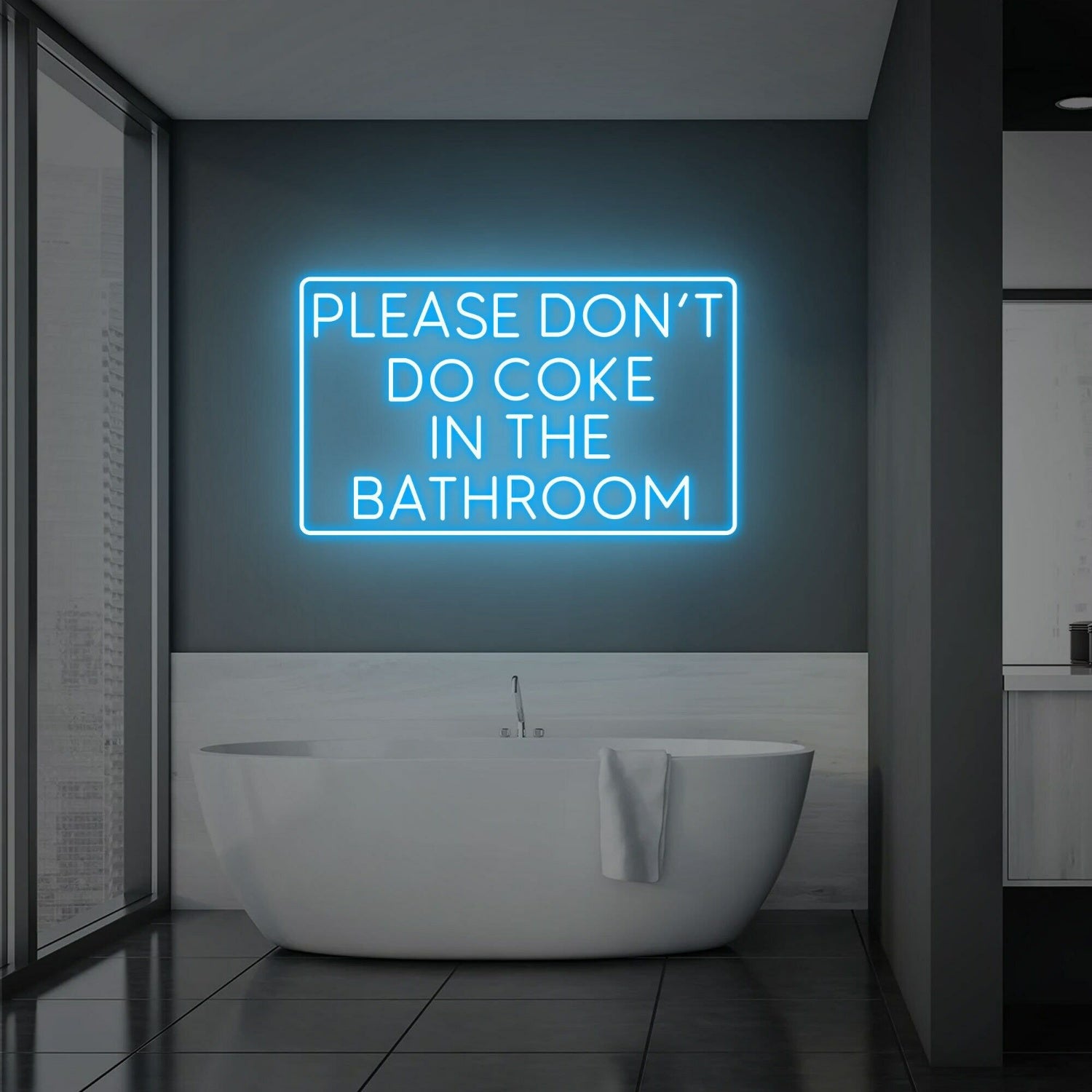 Bathroom And Bar Please Dont Do Coke In The Bathroom Neon Sign | Shineneon