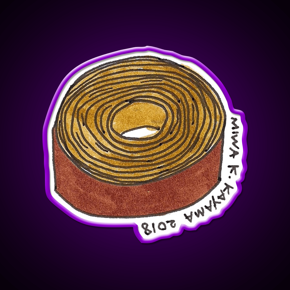 Baumkuchen Snack Food Led Neon Sign Rgb Color - Shineneon