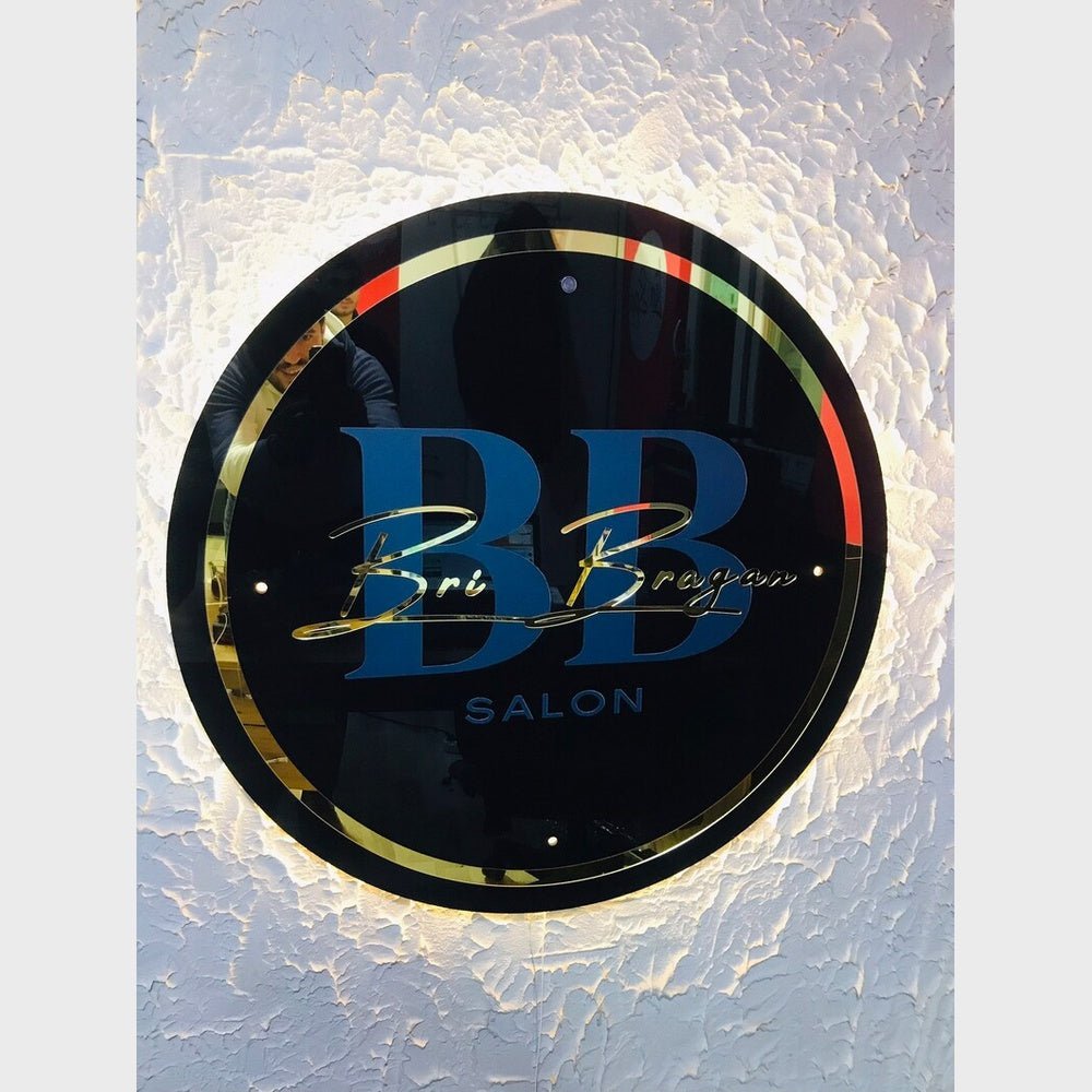 Bb Ssalon Acrylic Business Logo Sign - Shineneon