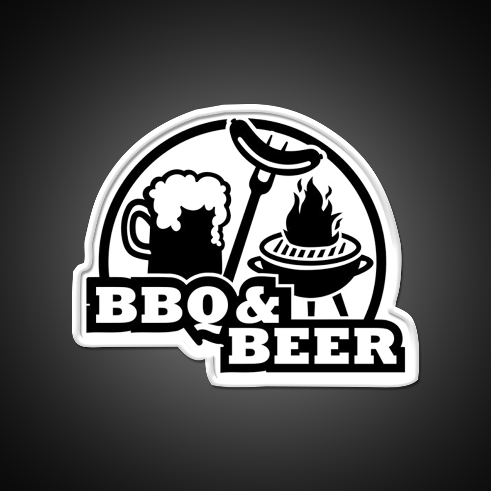Bbq Barbecue Beer Bar Decor Led Neon Sign Rgb Color - LED neon sign view 11