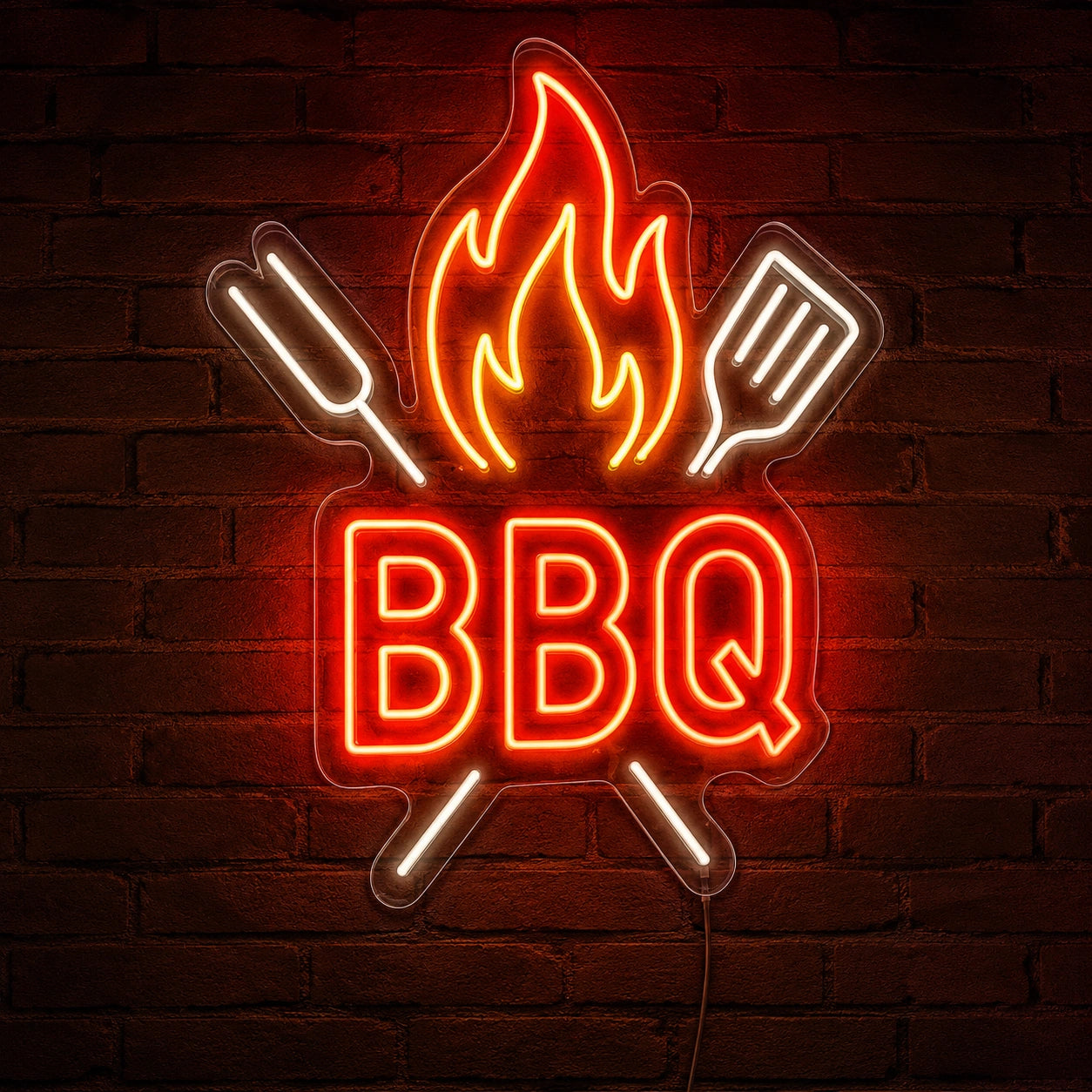 BBQ Fire Tools Neon Sign LED Neon Sign high-converting product image