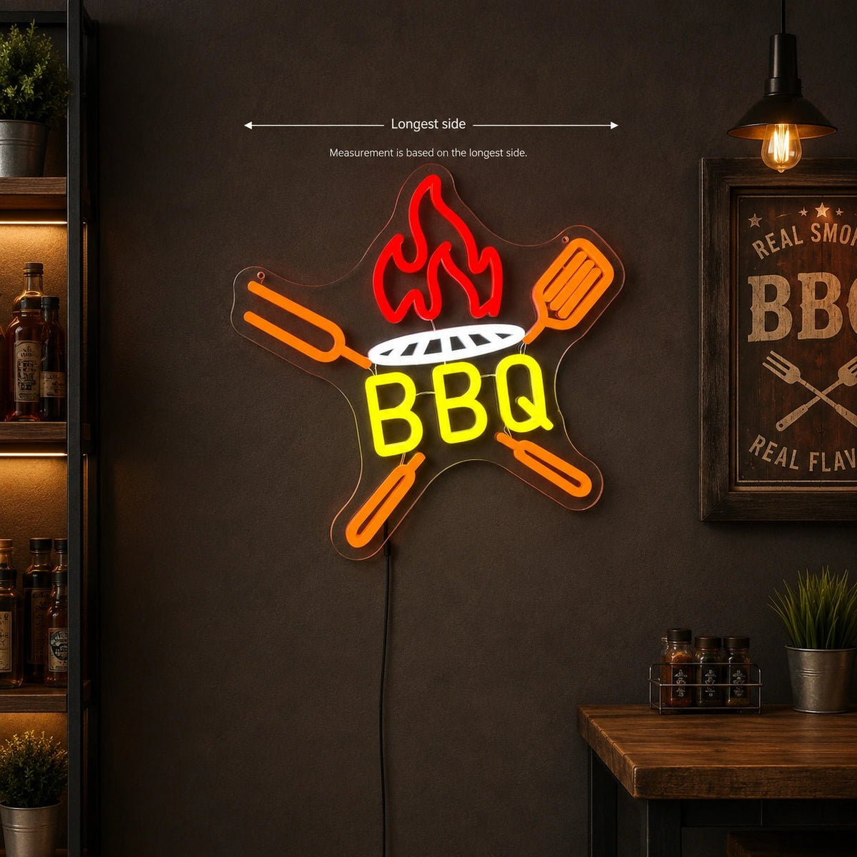 BBQ Grill Utensils LED Neon Sign - Shineneon