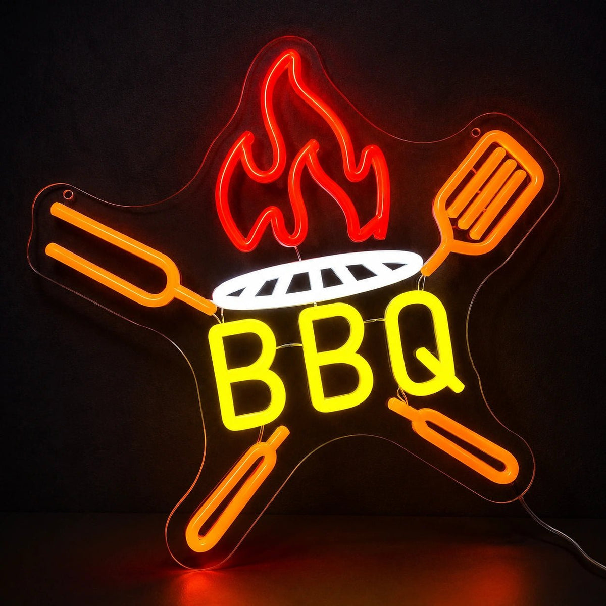 BBQ Grill Utensils LED Neon Sign - Shineneon