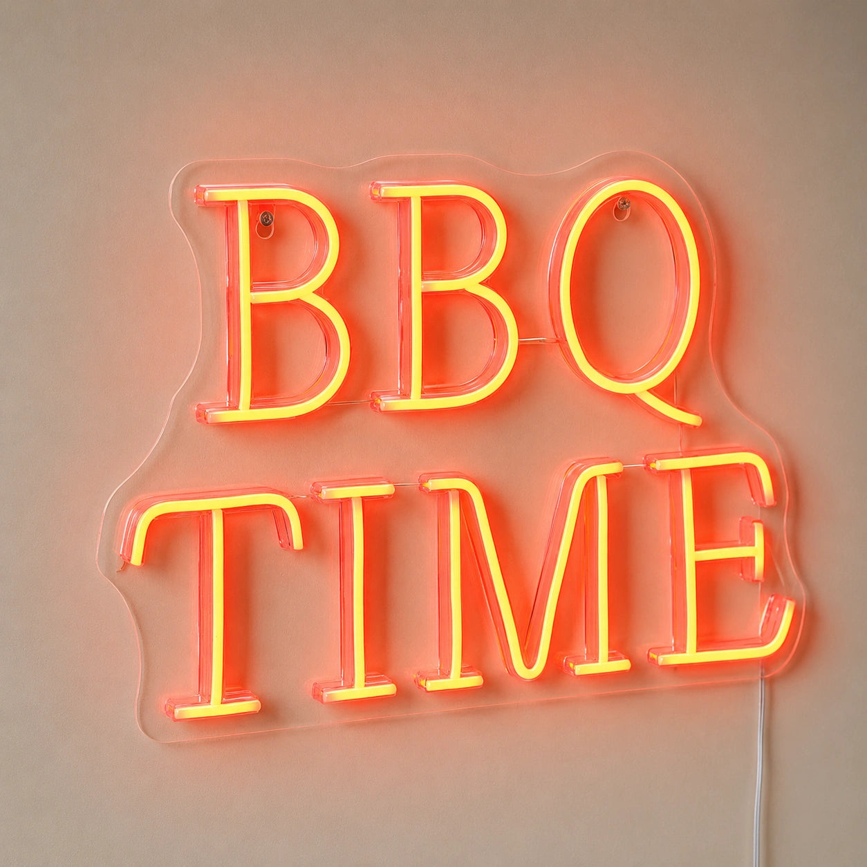 BBQ Time Wall Neon Sign LED Neon Sign main product image