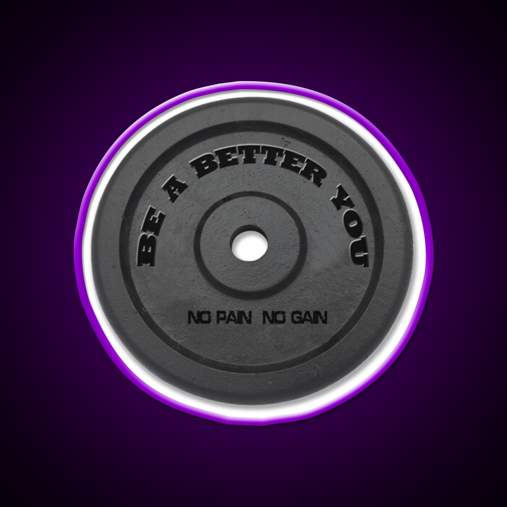 Be A Better You Gym Fitness Led Neon Sign Rgb Color