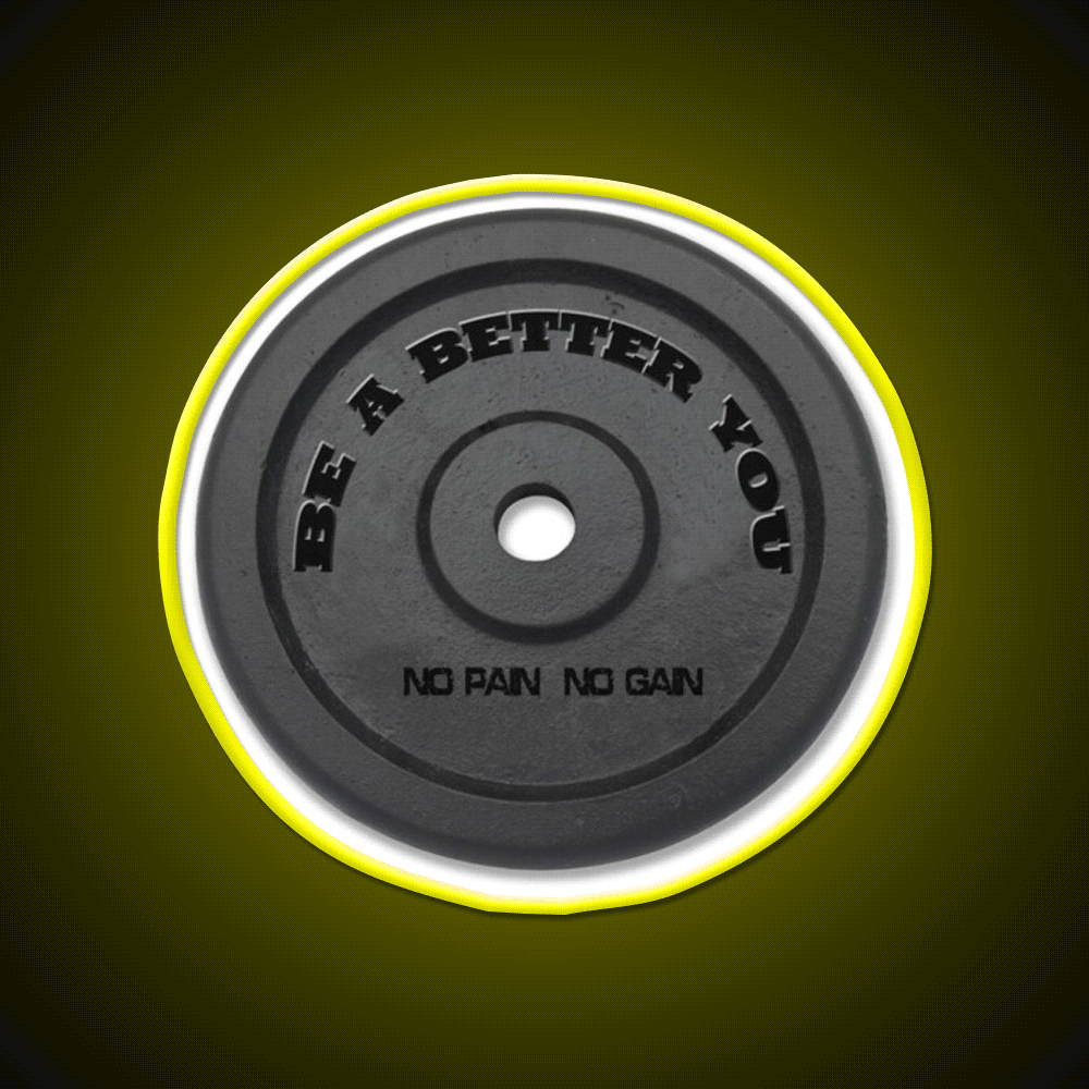 Be A Better You Gym Fitness Led Neon Sign Rgb Color