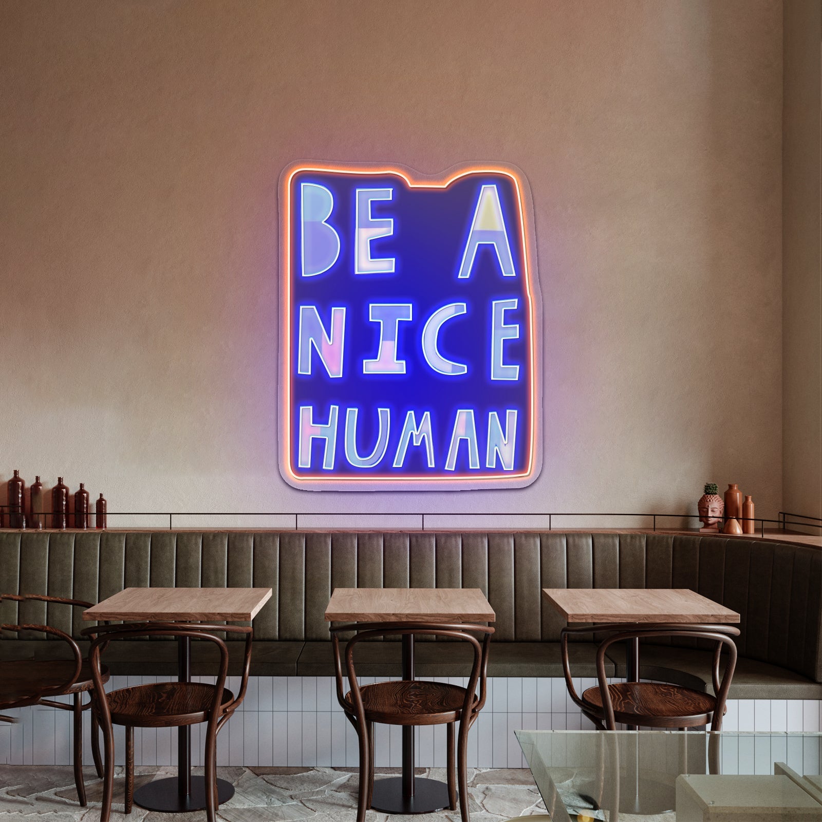Be A Nice Human Led Neon Sign - Shineneon