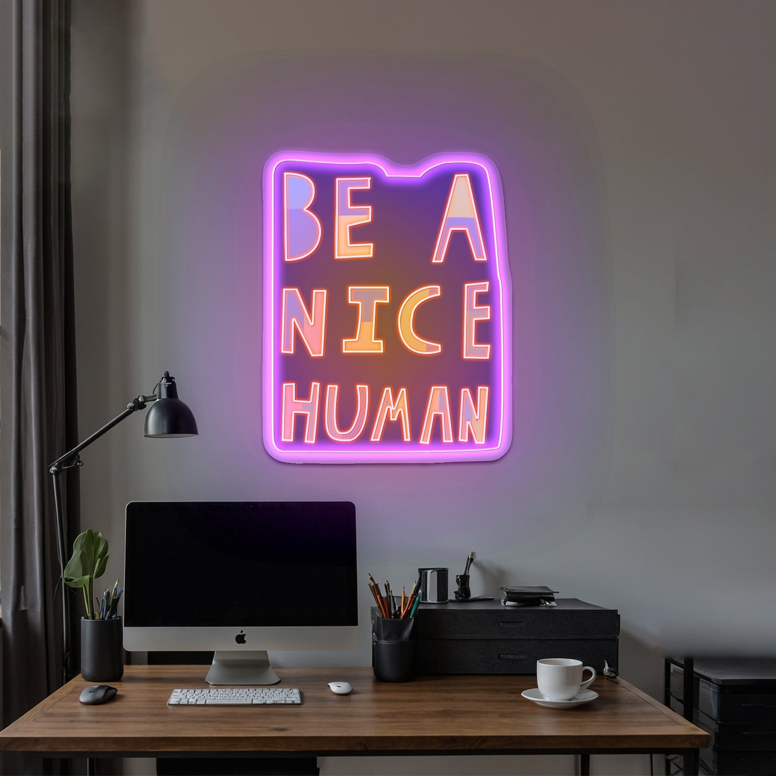 Be A Nice Human Led Neon Sign - Shineneon