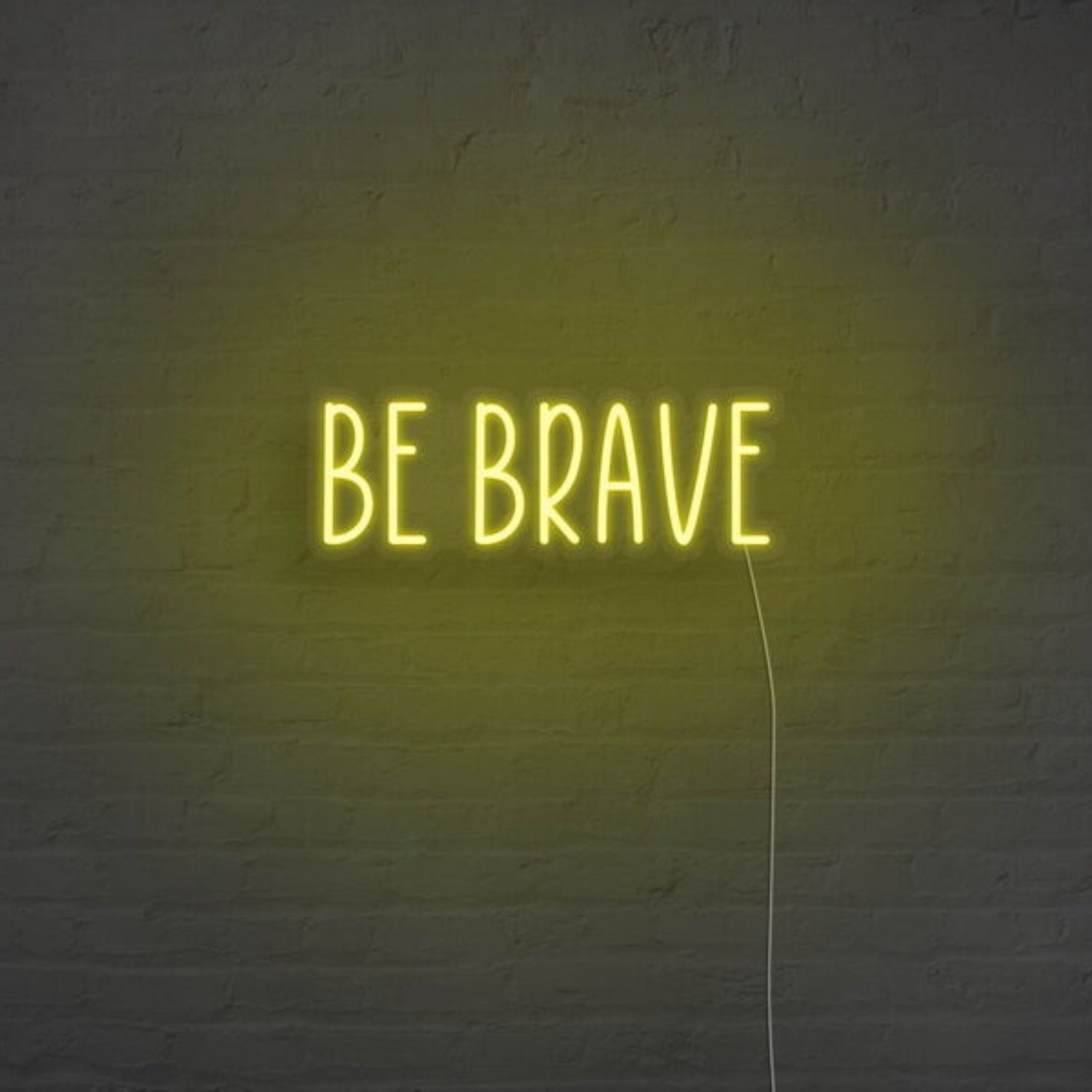 Be Brave Neon Sign For Motivational And Courageous Decor | Shineneon