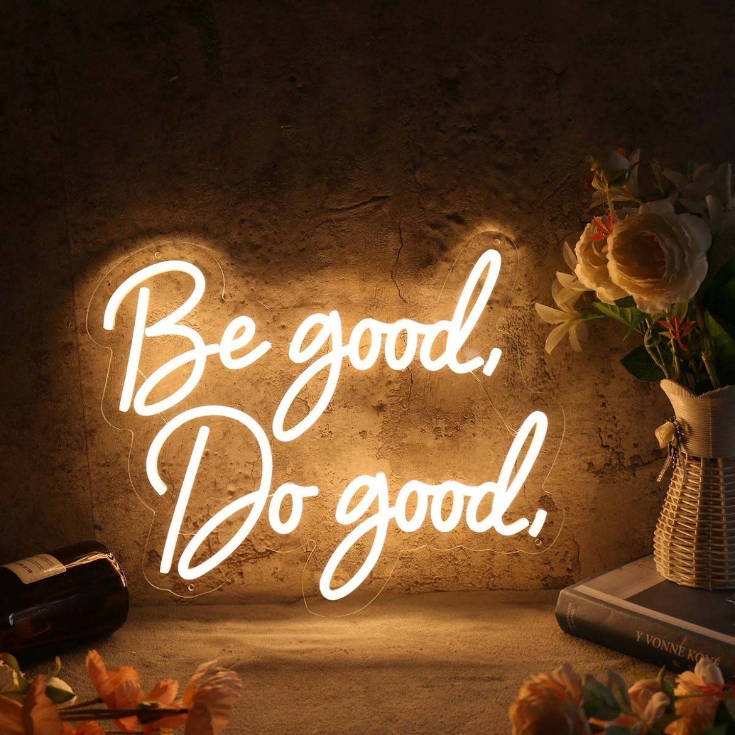 Be Good Do Good Yellow Custom Led Neon Sign - Shineneon