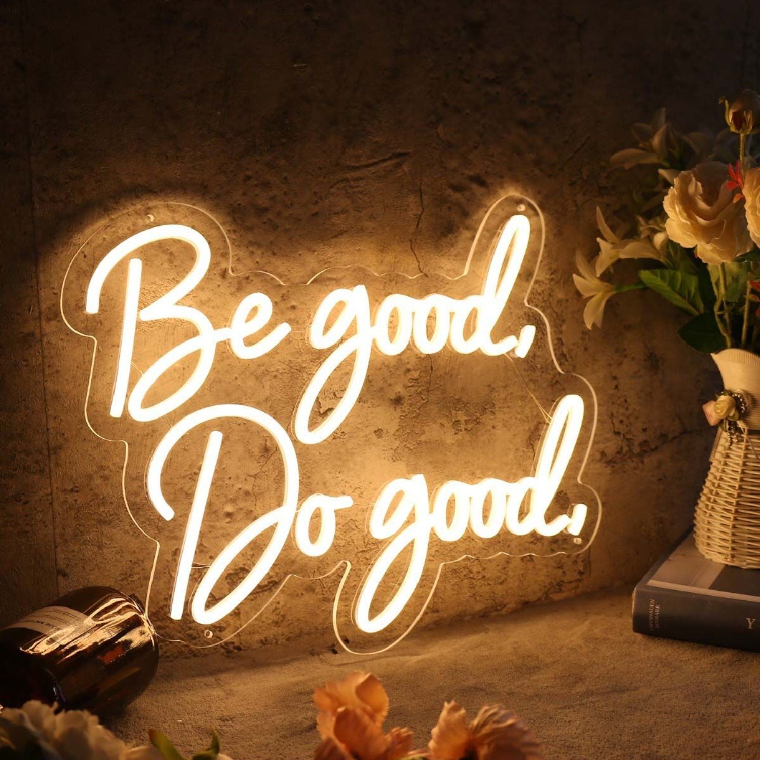 Be Good Do Good Yellow Custom Led Neon Sign - Shineneon