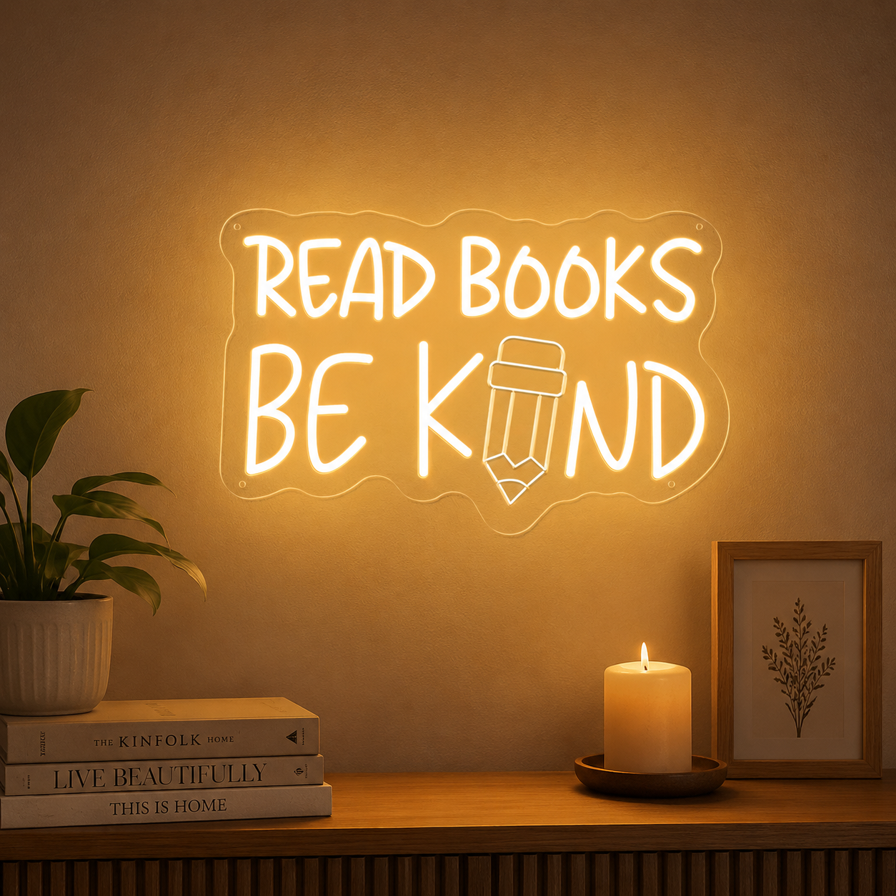 Be Kind Bedroom Wall Decor LED Neon Sign - 02 High-Converting Product Image