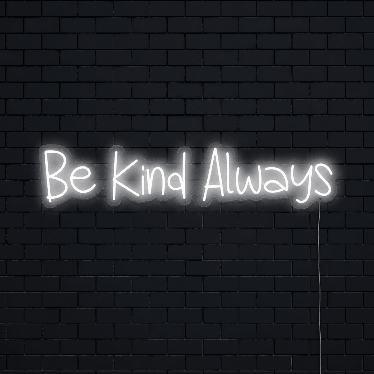 Be Kind Cursive LED Neon Sign - Shineneon