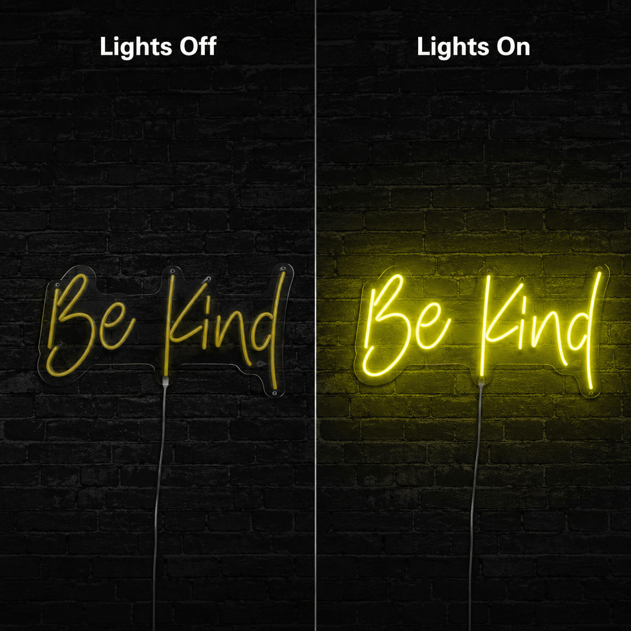 Be Kind LED Neon Sign Bedroom Decor - Shineneon