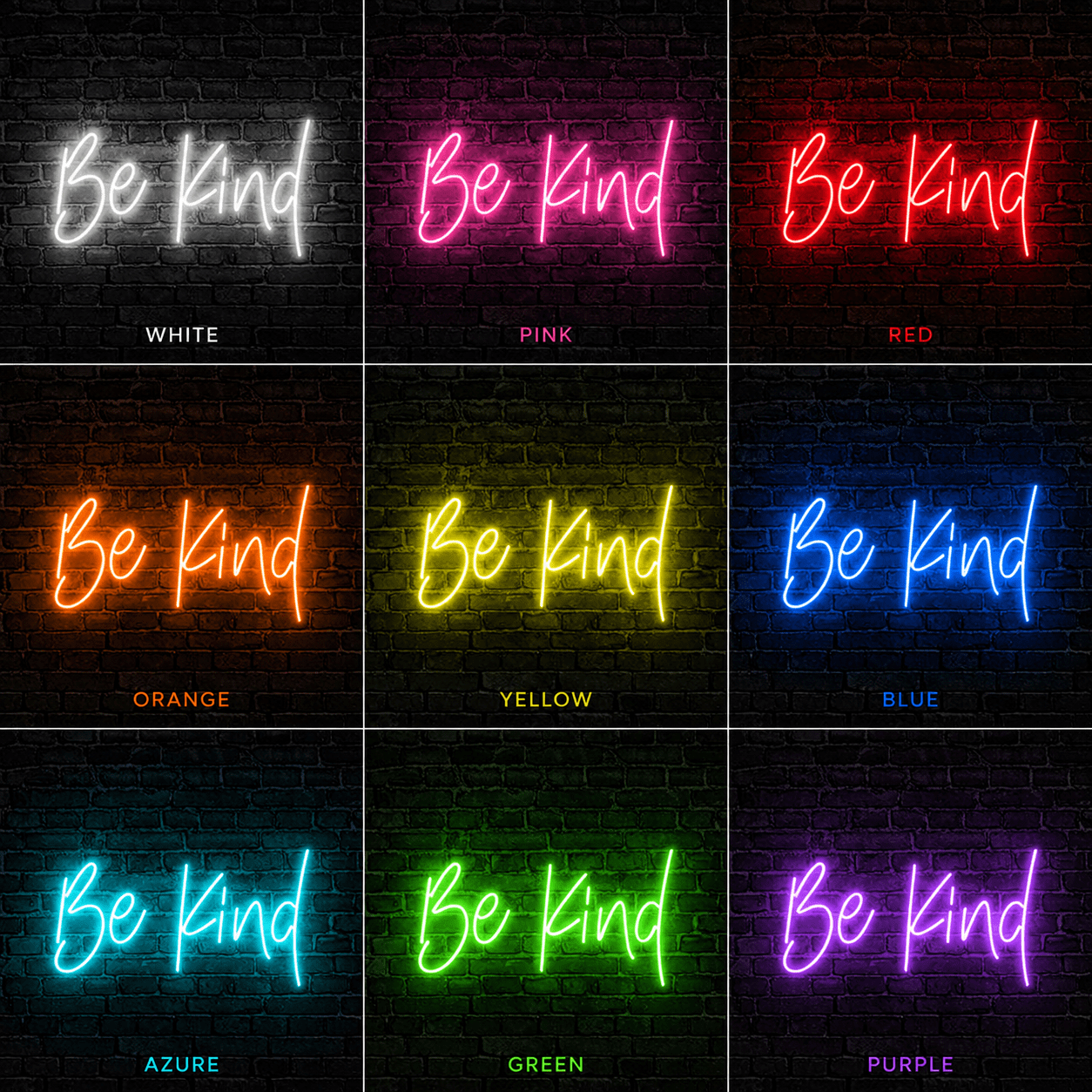 Be Kind LED Neon Sign Bedroom Decor - Shineneon