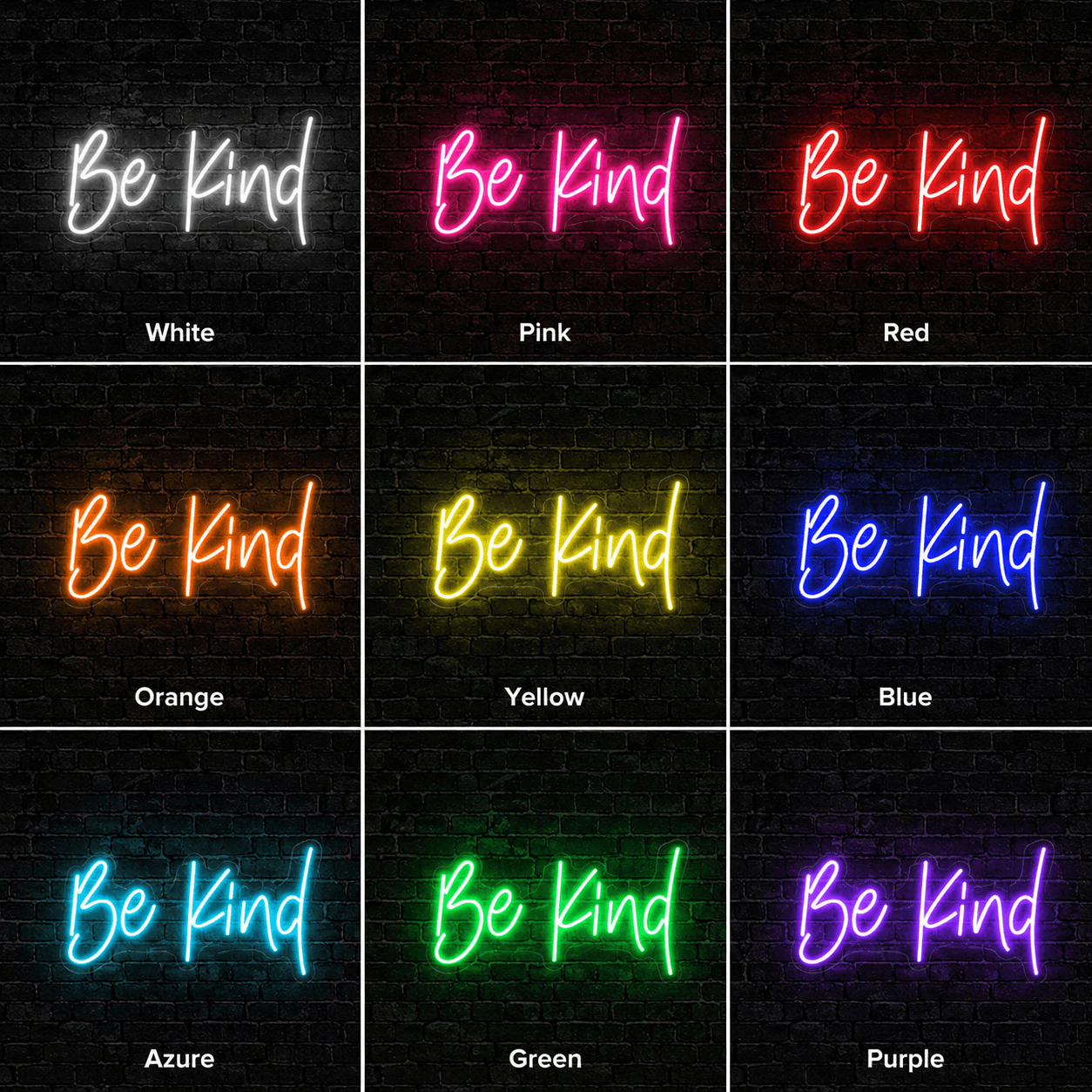 Be Kind LED Neon Sign Bedroom Decor Wall Neon Sign - Shineneon