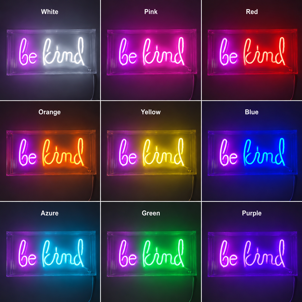 Be Kind LED Neon Sign Wall Neon Sign - Shineneon