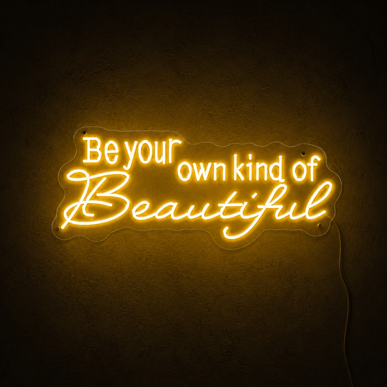 Be Kind Lettering Wall Decor LED Neon Sign - Shineneon