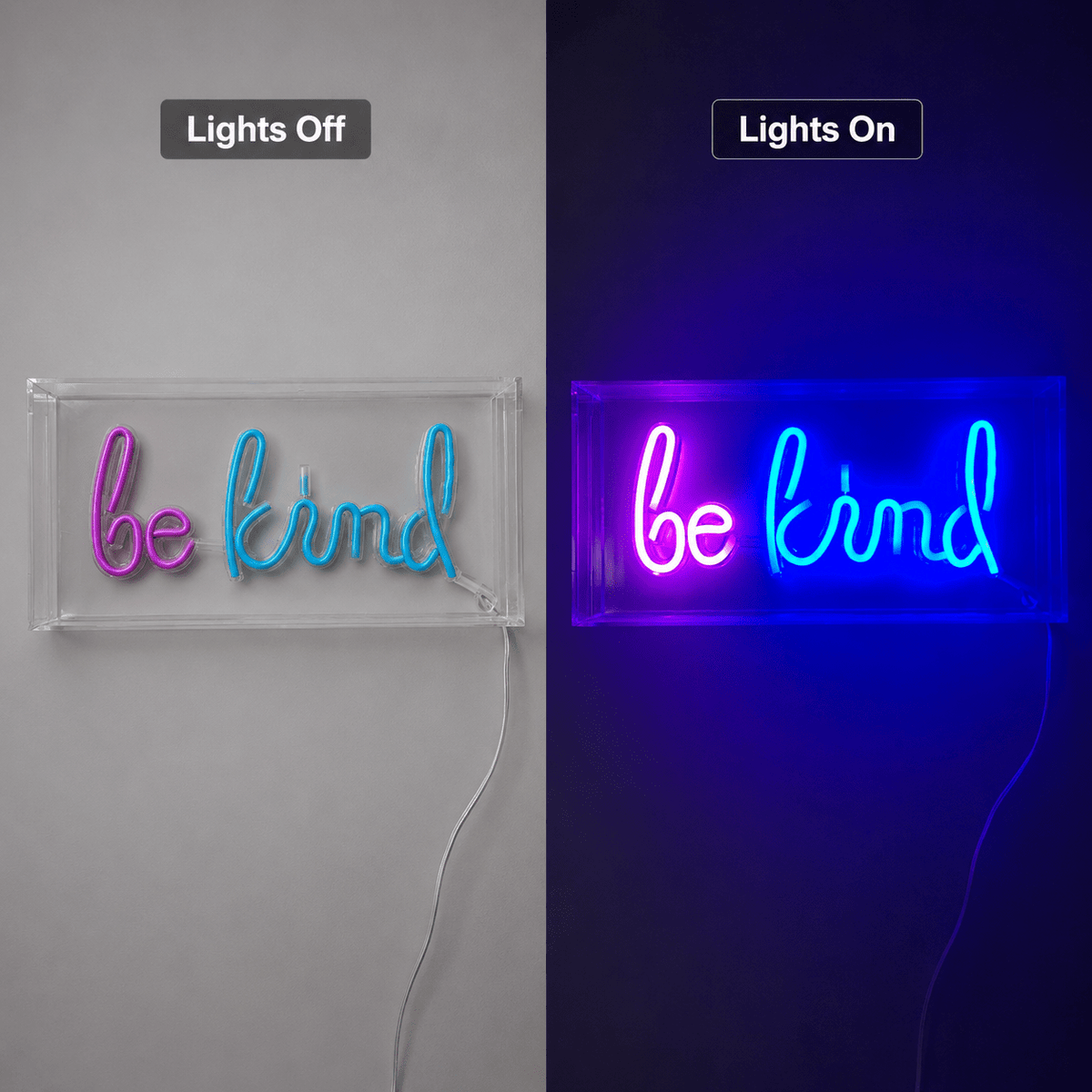 Be Kind Room Wall Decor LED Neon Sign - Shineneon