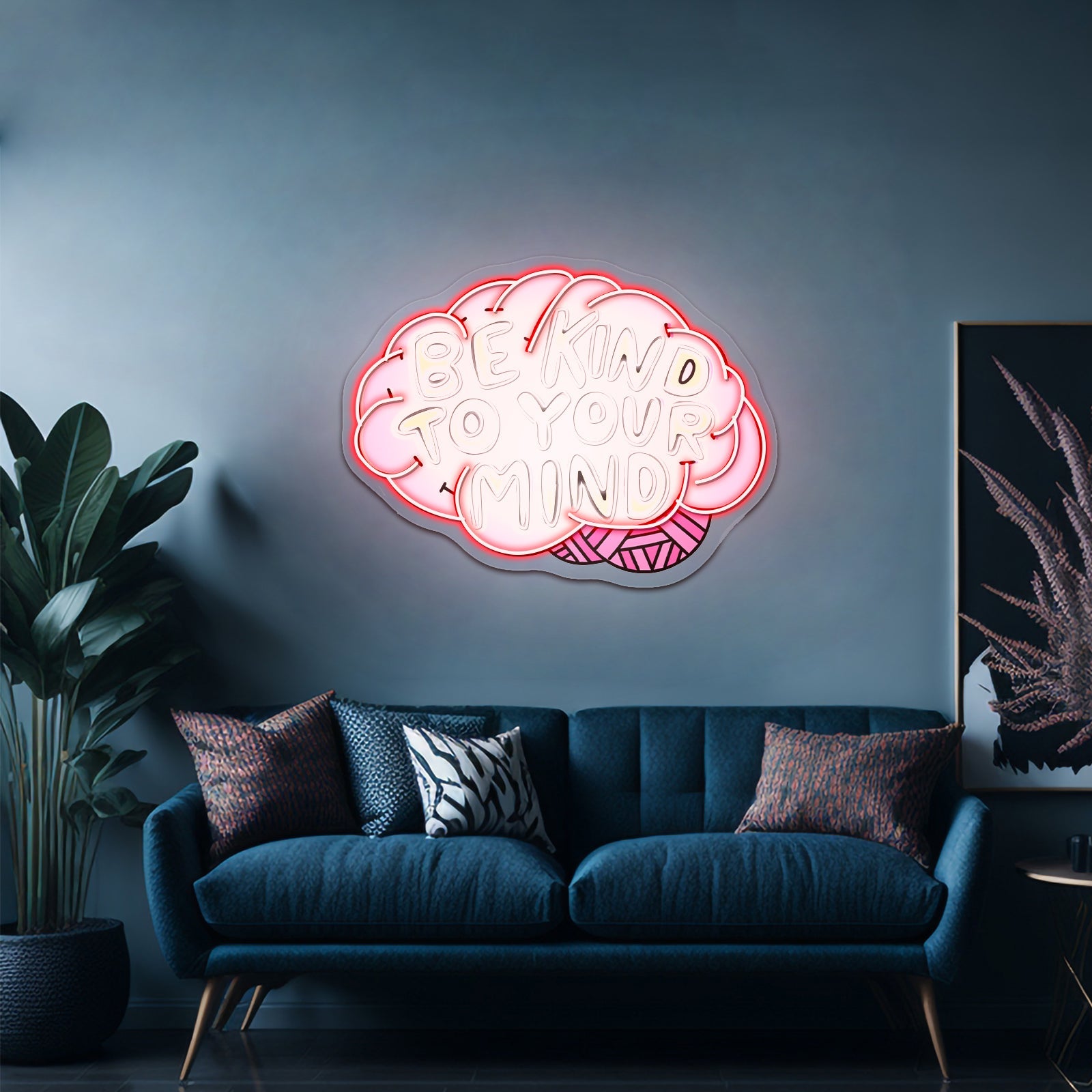 Be Kind To Your Mind Mental Health Neon Signs For Led Neon Signs - Shineneon