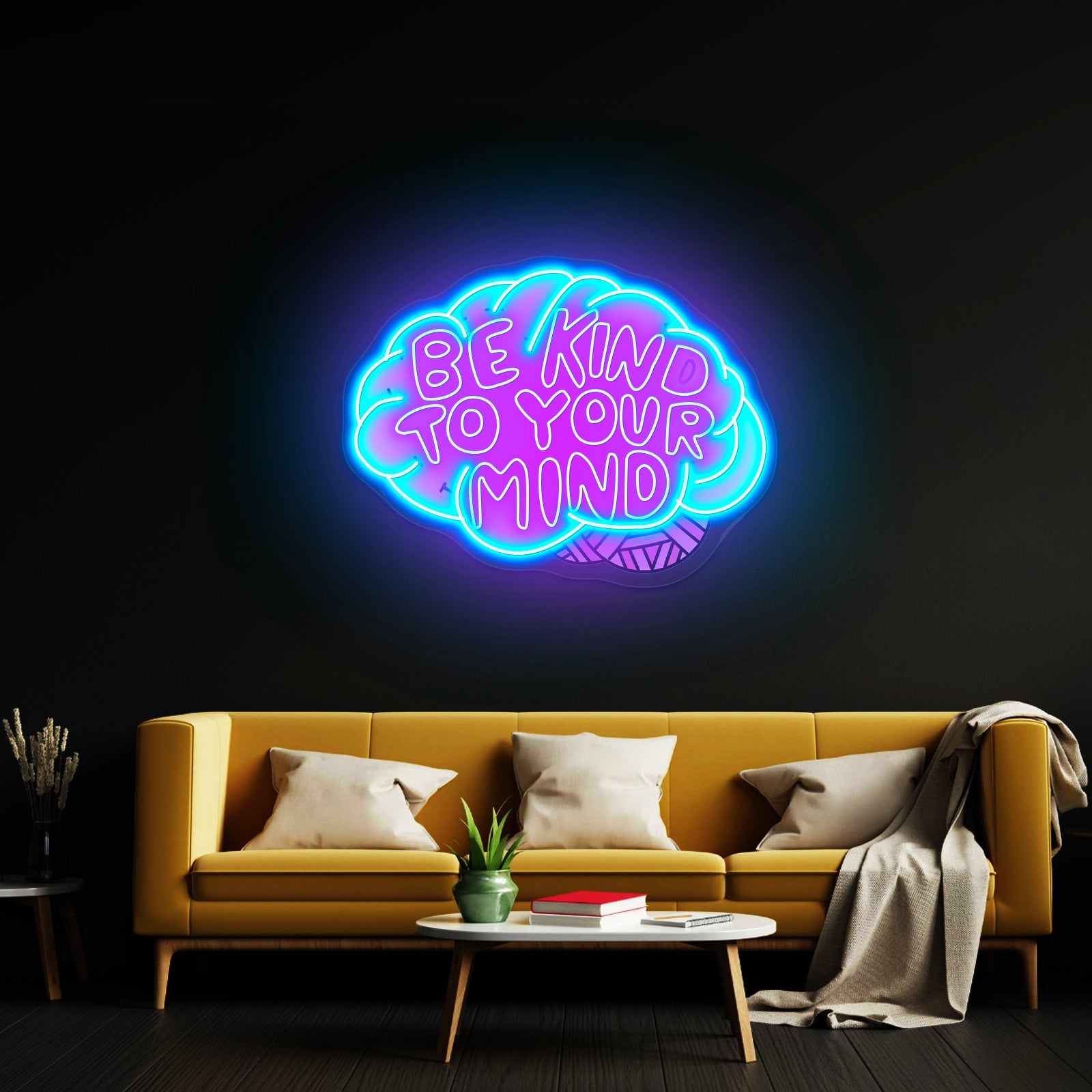 Be Kind To Your Mind Mental Health Neon Signs For Led Neon Signs - Shineneon