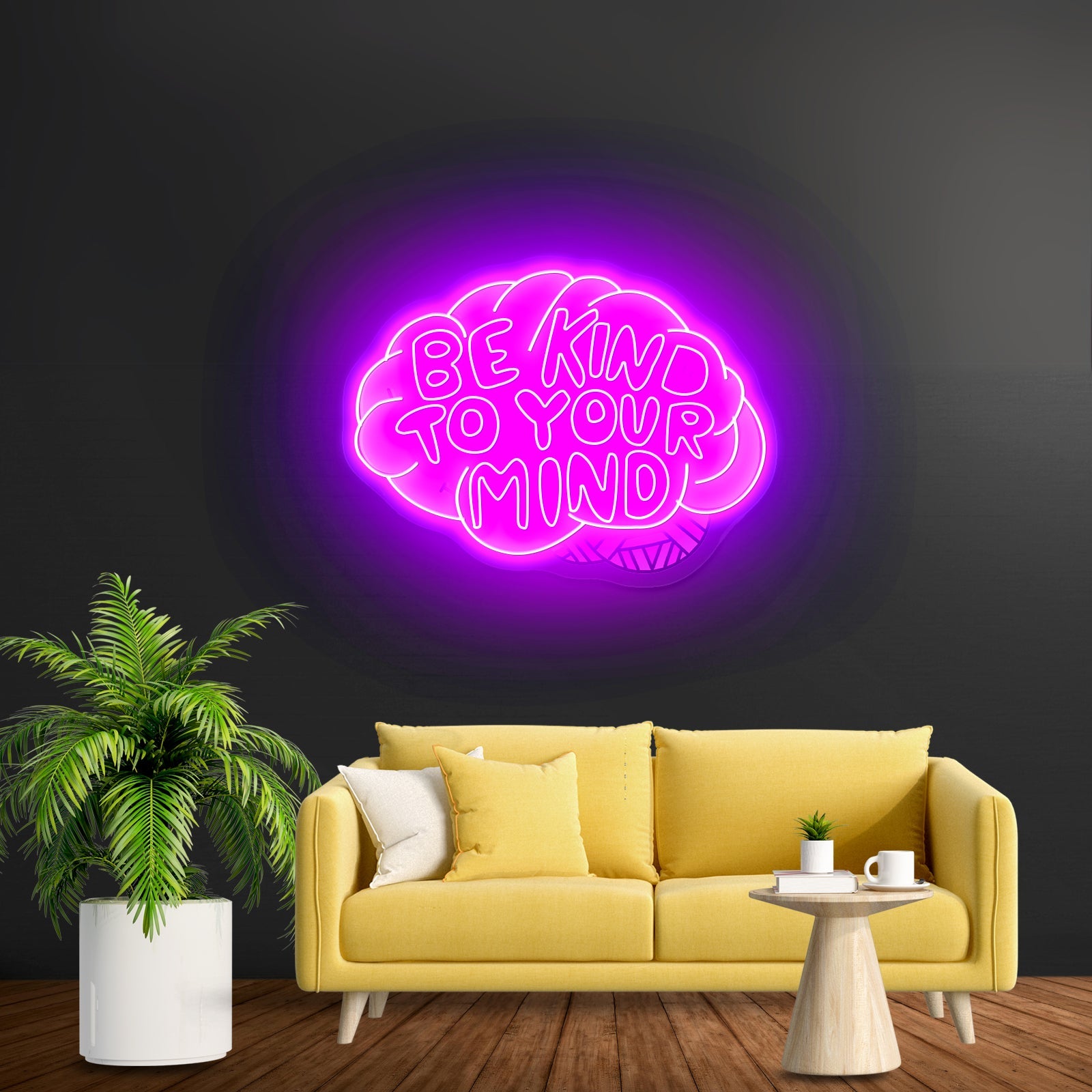 Be Kind To Your Mind Mental Health Neon Signs For Led Neon Signs - Shineneon