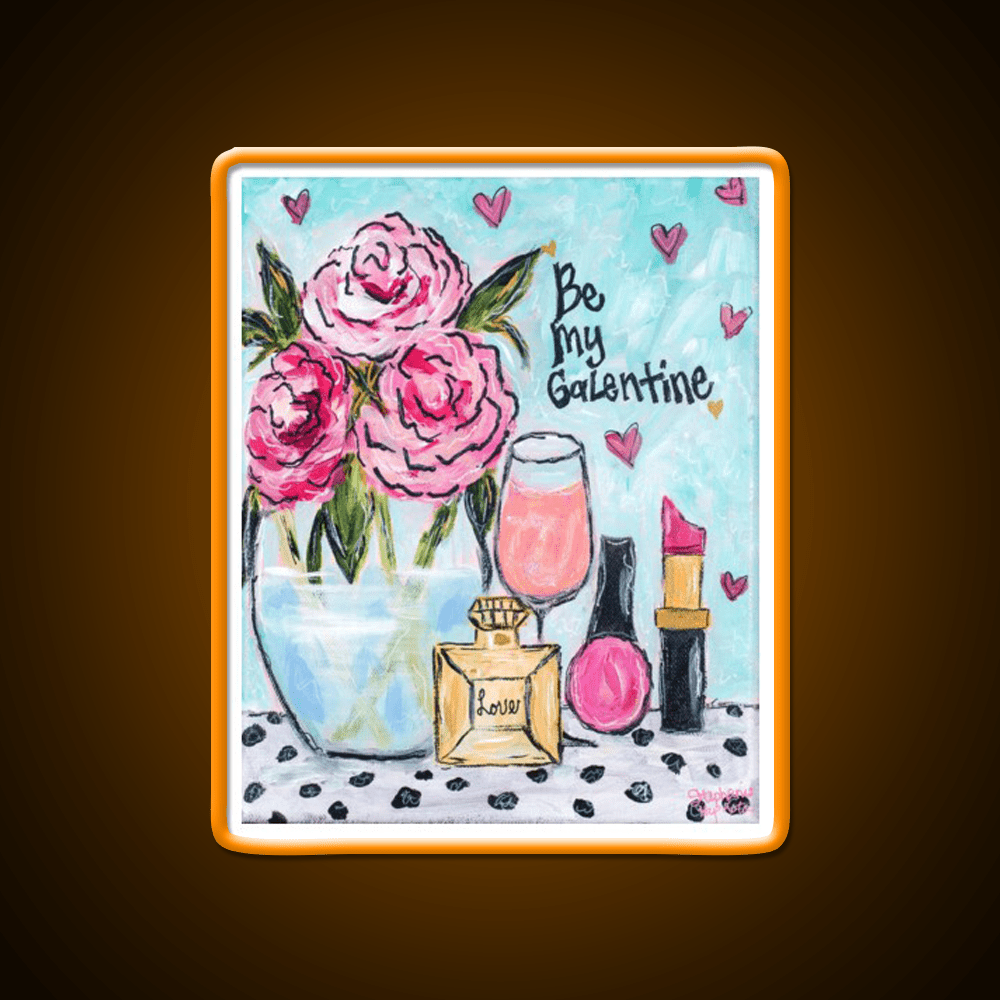 Be My Galentine Nail Salon Led Neon Sign Rgb Color - Shineneon