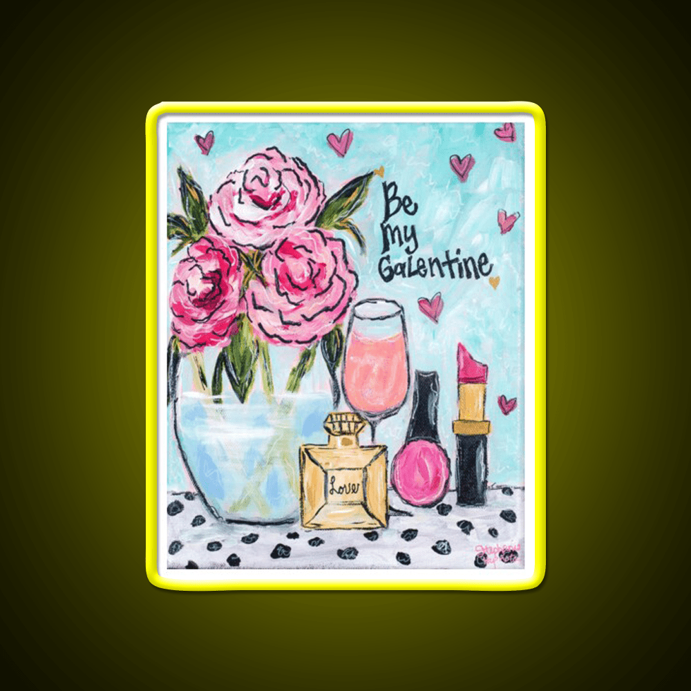 Be My Galentine Nail Salon Led Neon Sign Rgb Color - Shineneon