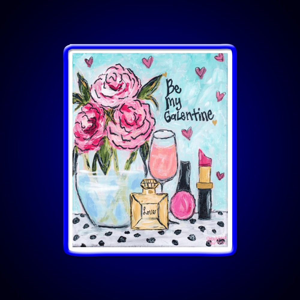 Be My Galentine Nail Salon Led Neon Sign Rgb Color - Shineneon