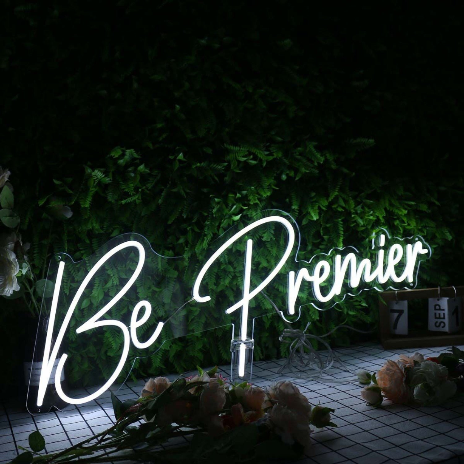 Be Premier White Led Neon Sign - Shineneon