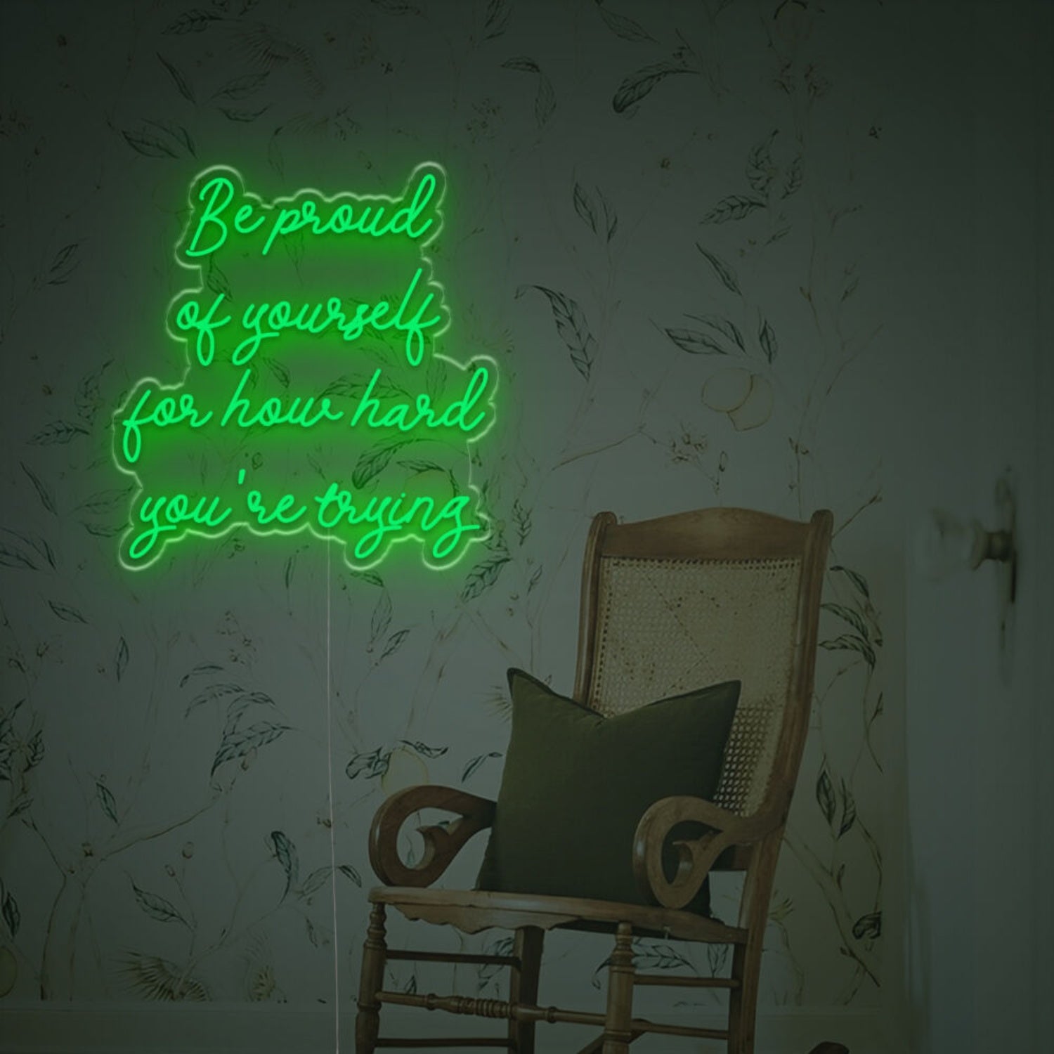 Be Prond Of Yourself For How Hard You Are Trying Led Neon Sign | Shineneon