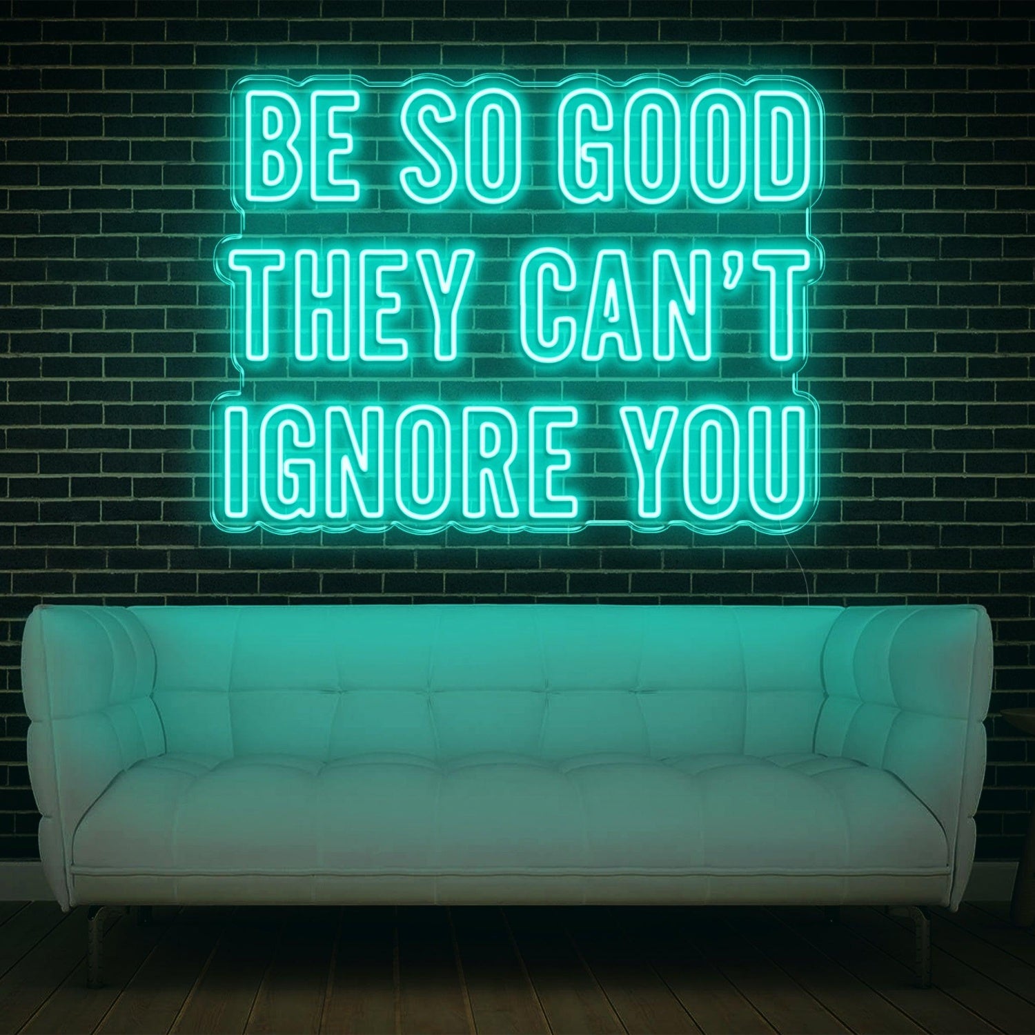Be So Good Purple Led Neon Sign For Home Studio Decor | Shineneon