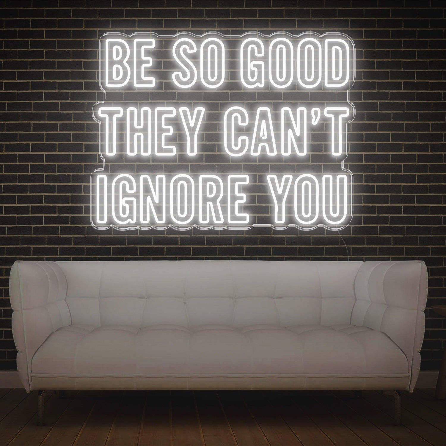 Be So Good Purple Led Neon Sign For Home Studio Decor | Shineneon