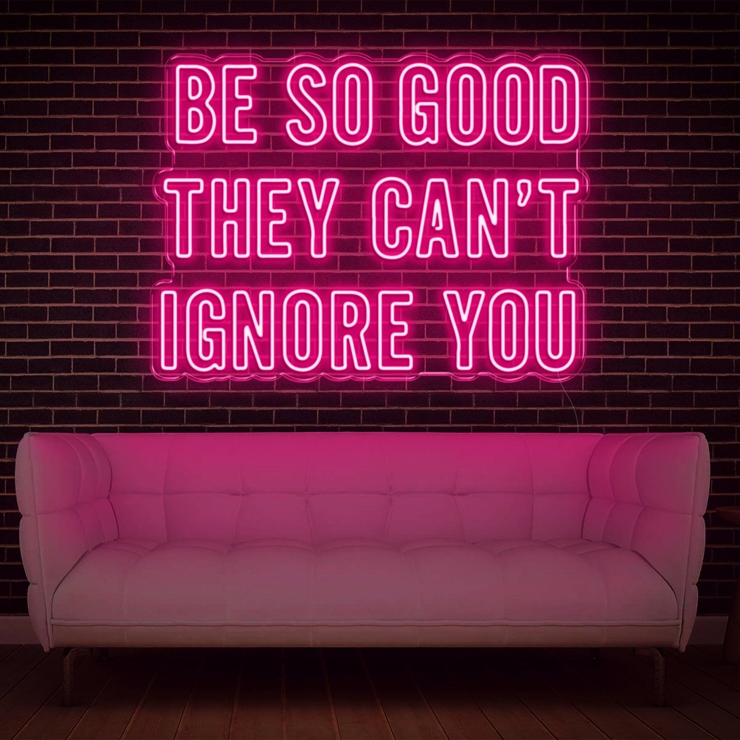 Be So Good Purple Led Neon Sign For Home Studio Decor | Shineneon