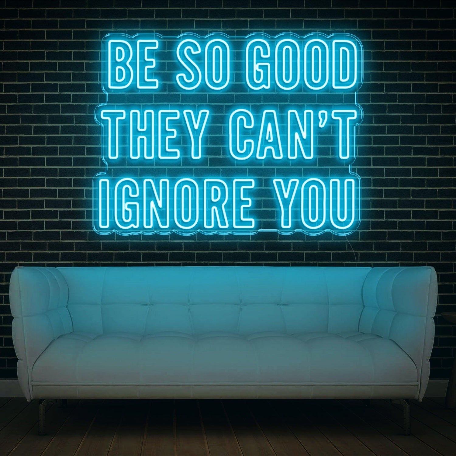 Be So Good Purple Led Neon Sign For Home Studio Decor | Shineneon