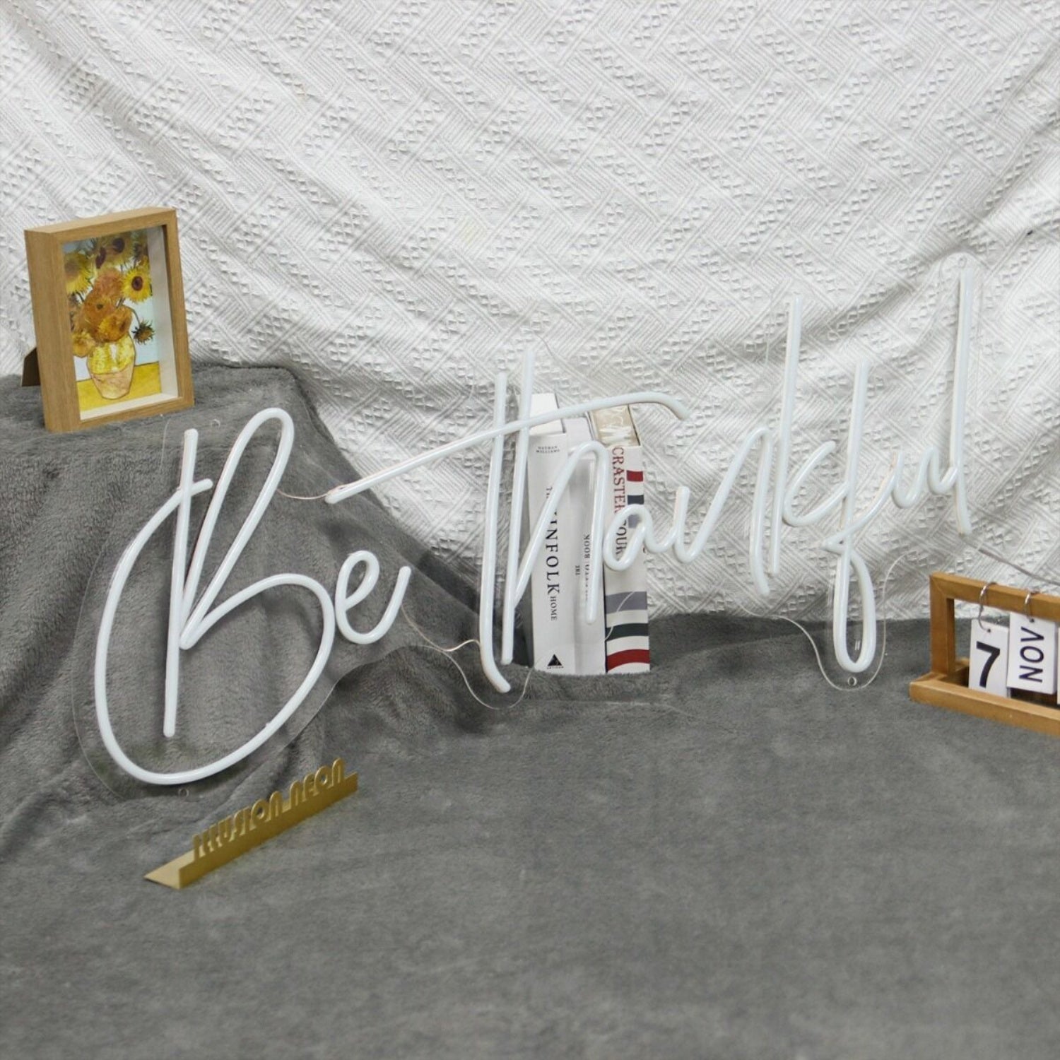 Be Thankful Neon Sign For Positive And Inspirational Spaces | Shineneon