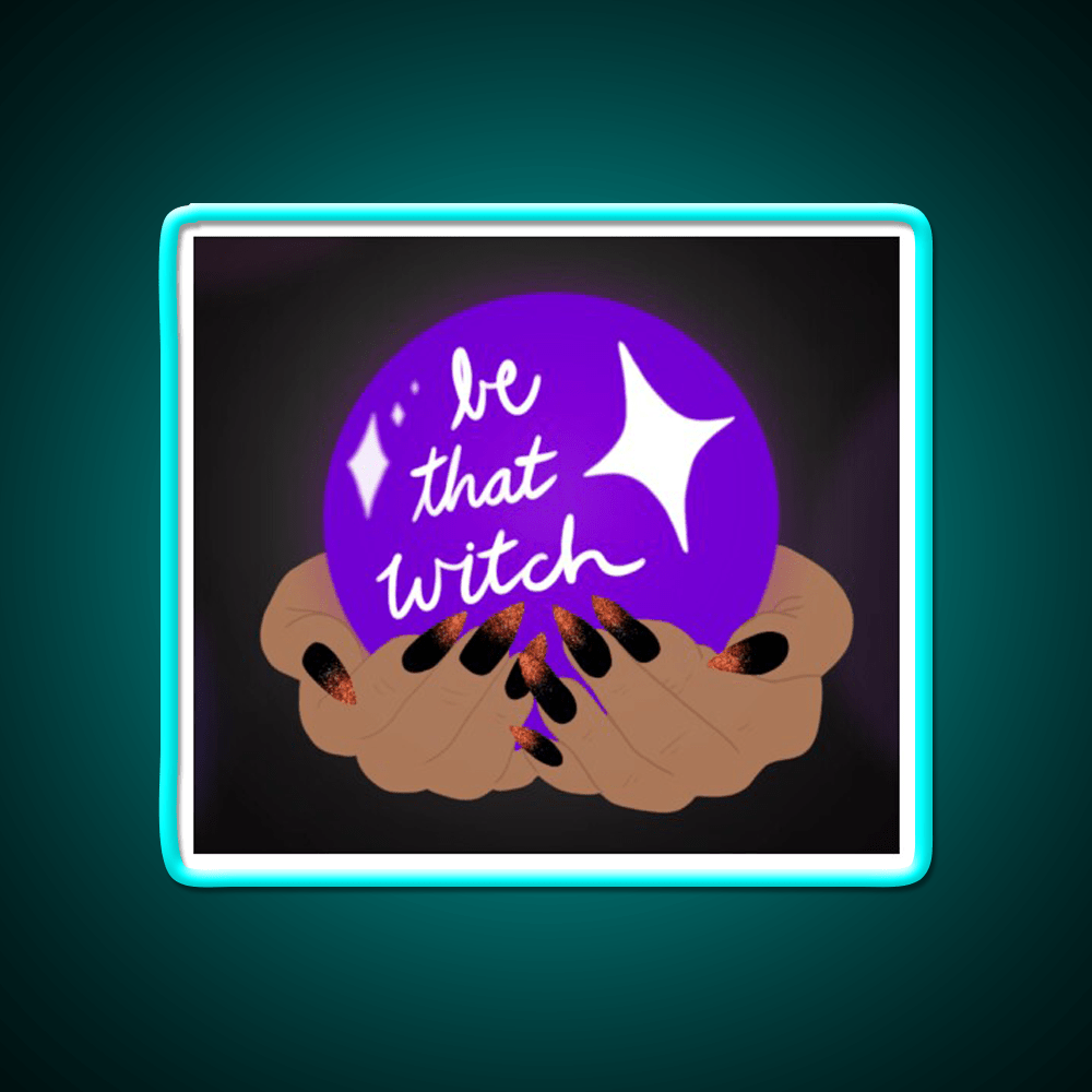 Be That Witch Nail Salon Led Neon Sign Rgb Color - Shineneon