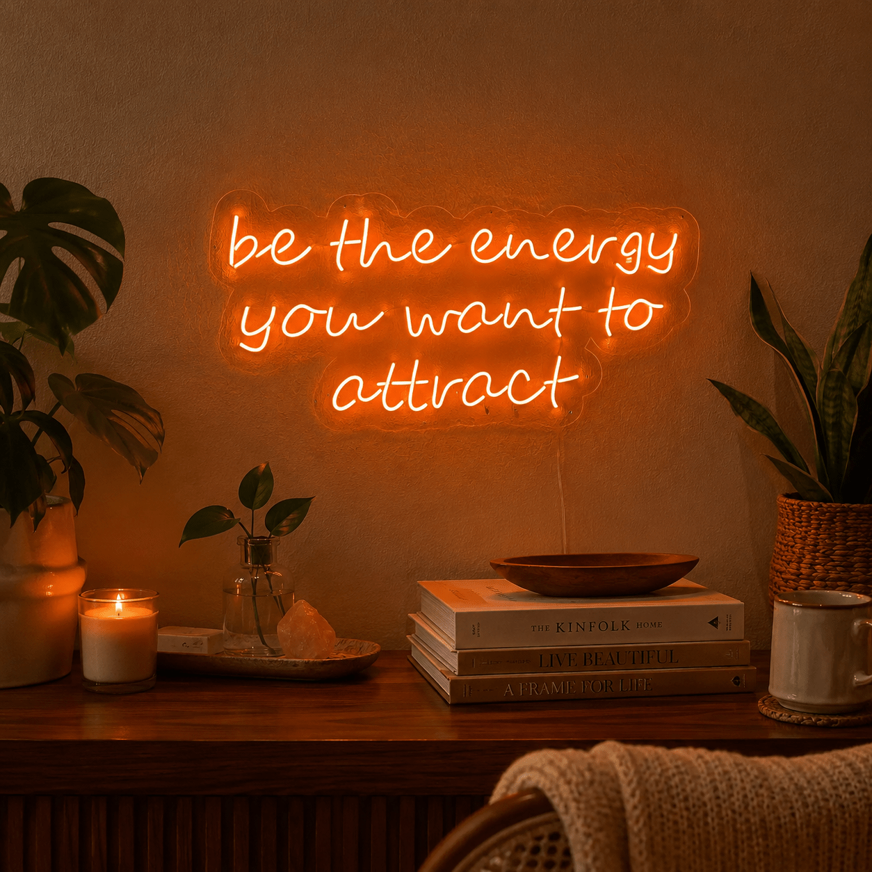 Be The Energy You Want To Attract LED Neon Sign - Shineneon
