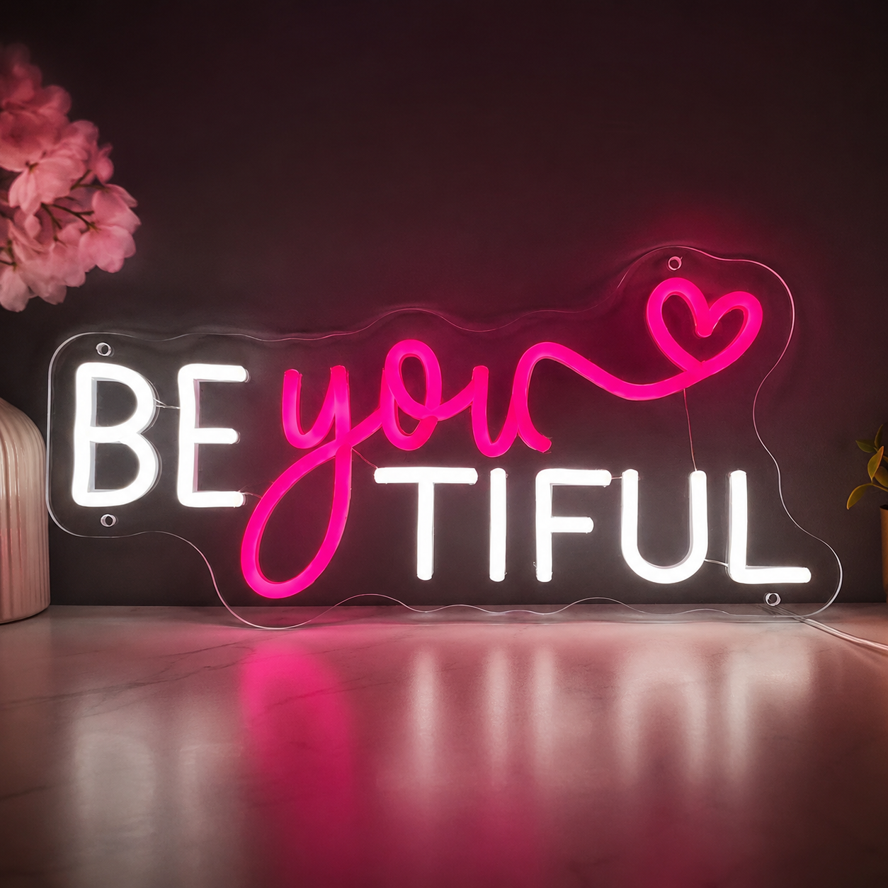 Be You Tiful LED Neon Sign - 02 High-Converting Product Image