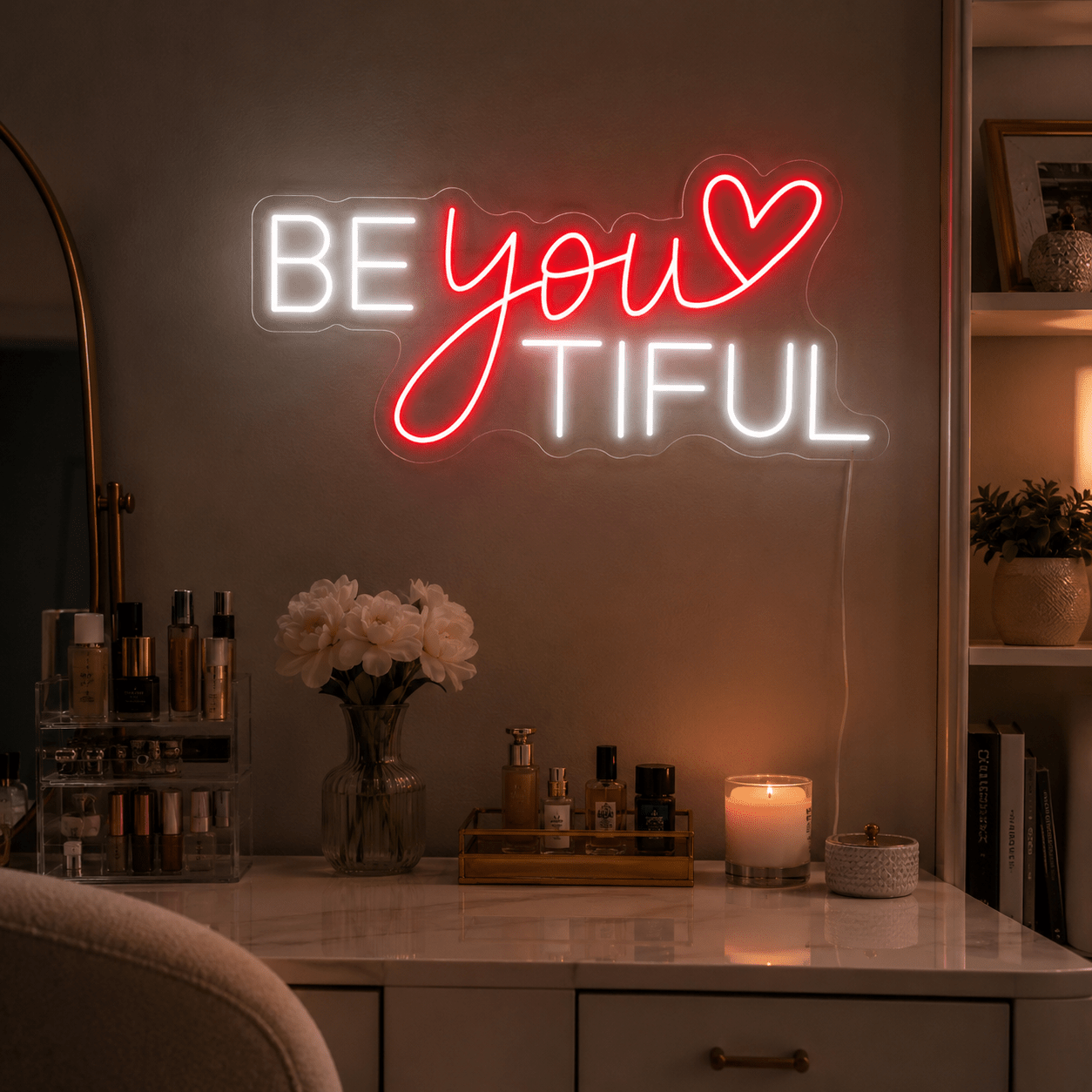 Be You Tiful LED Neon Sign Wall Decor - Shineneon